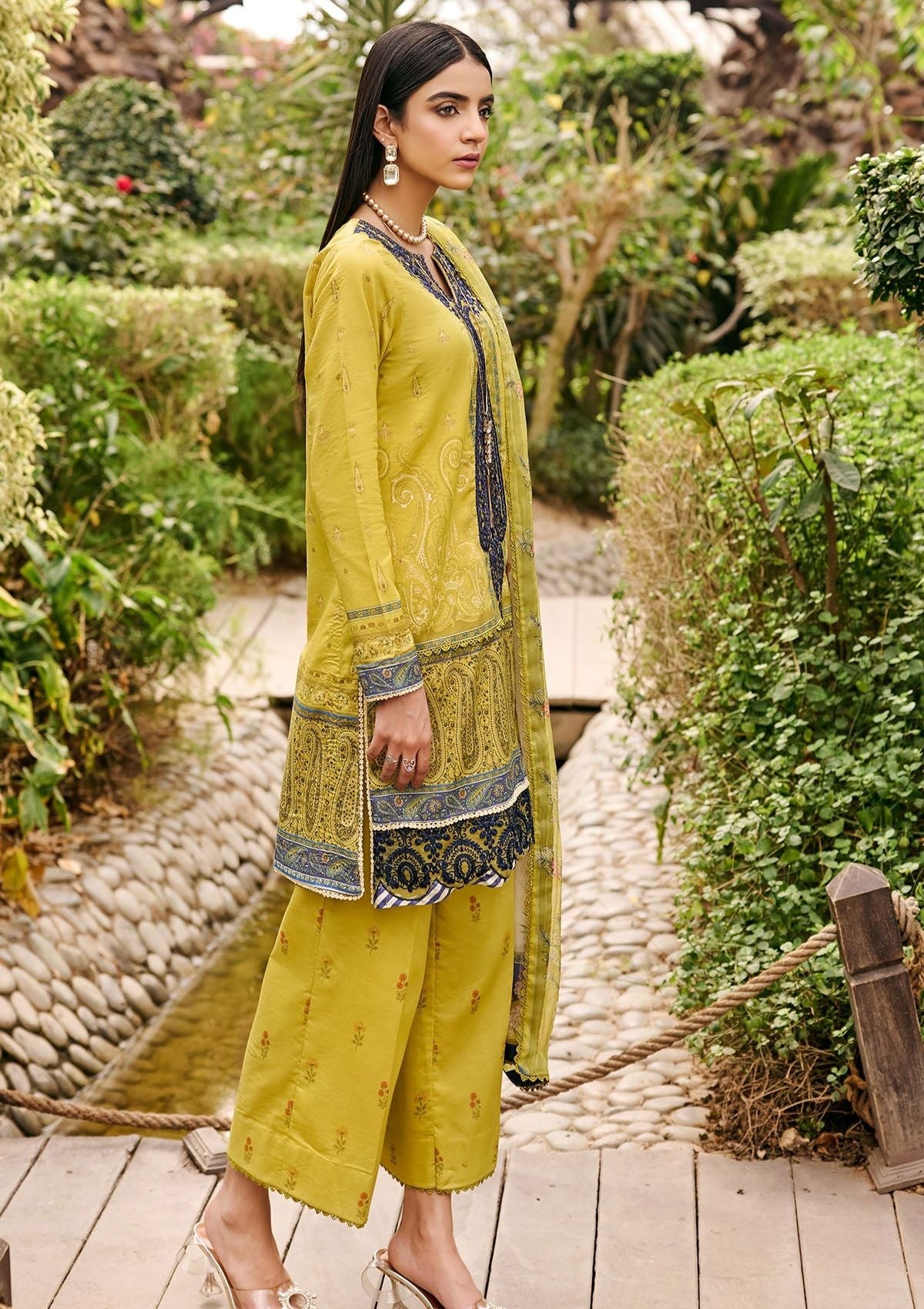 Lawn Collection - Motifz - Umang - MU#3532-CERULEAN