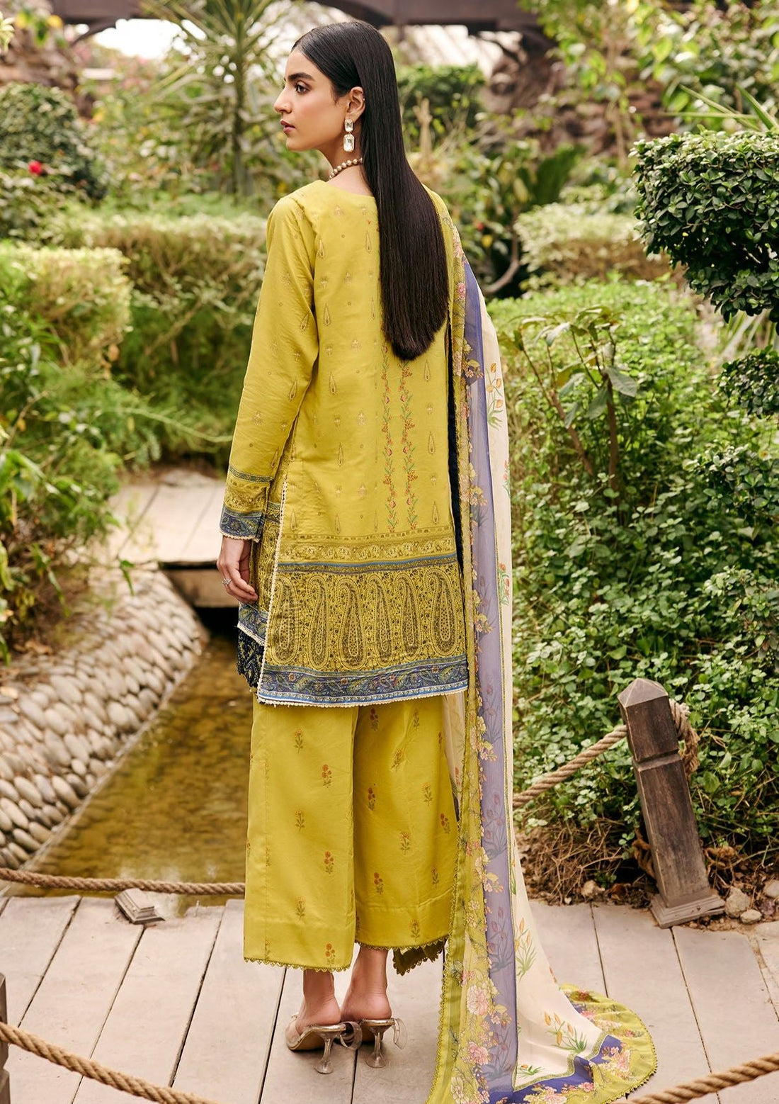 Lawn Collection - Motifz - Umang - MU#3532-CERULEAN