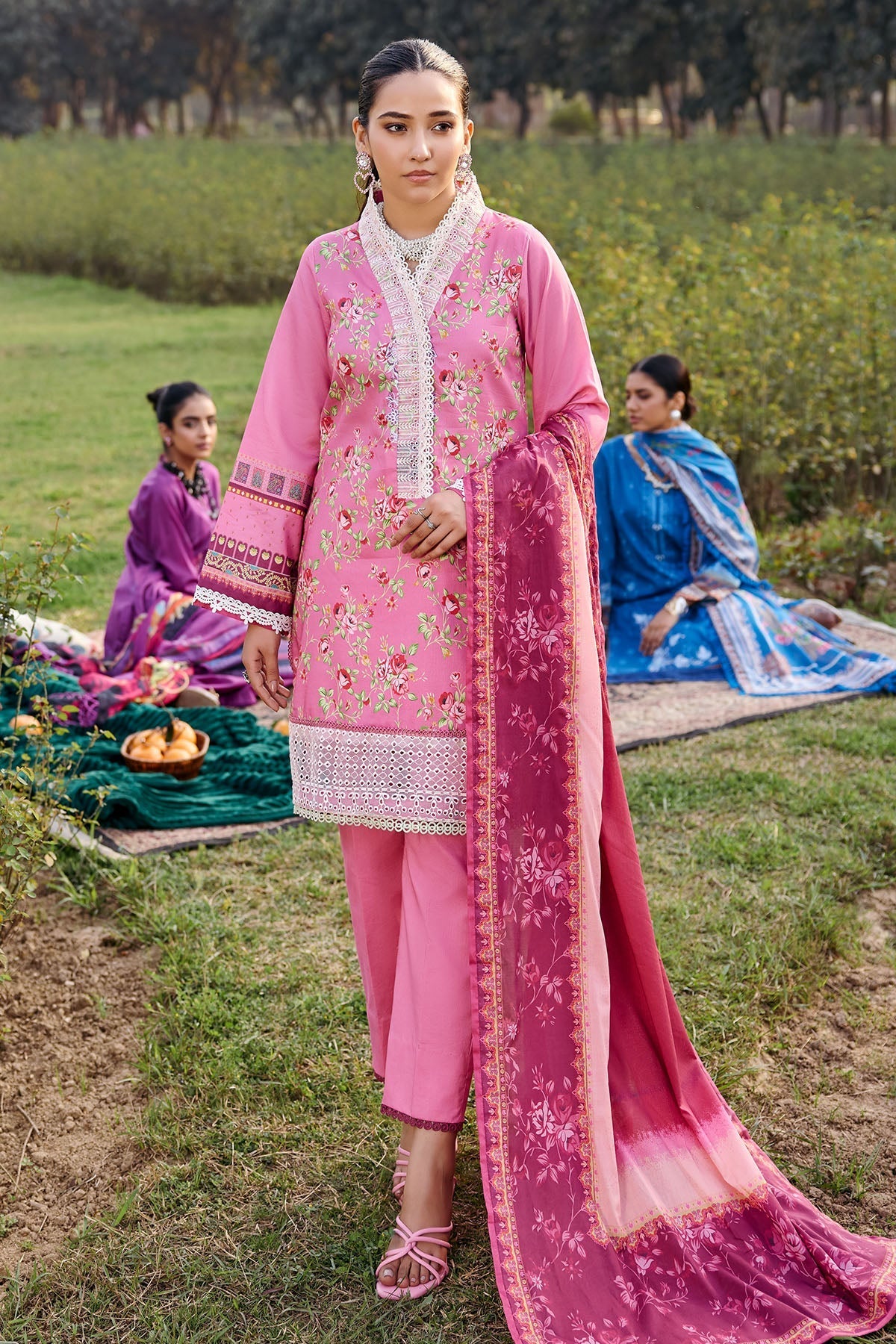 Motifz | Umang Lawn | 3552-BEYZA - Official Motifz stockist in UK - Sakeena London