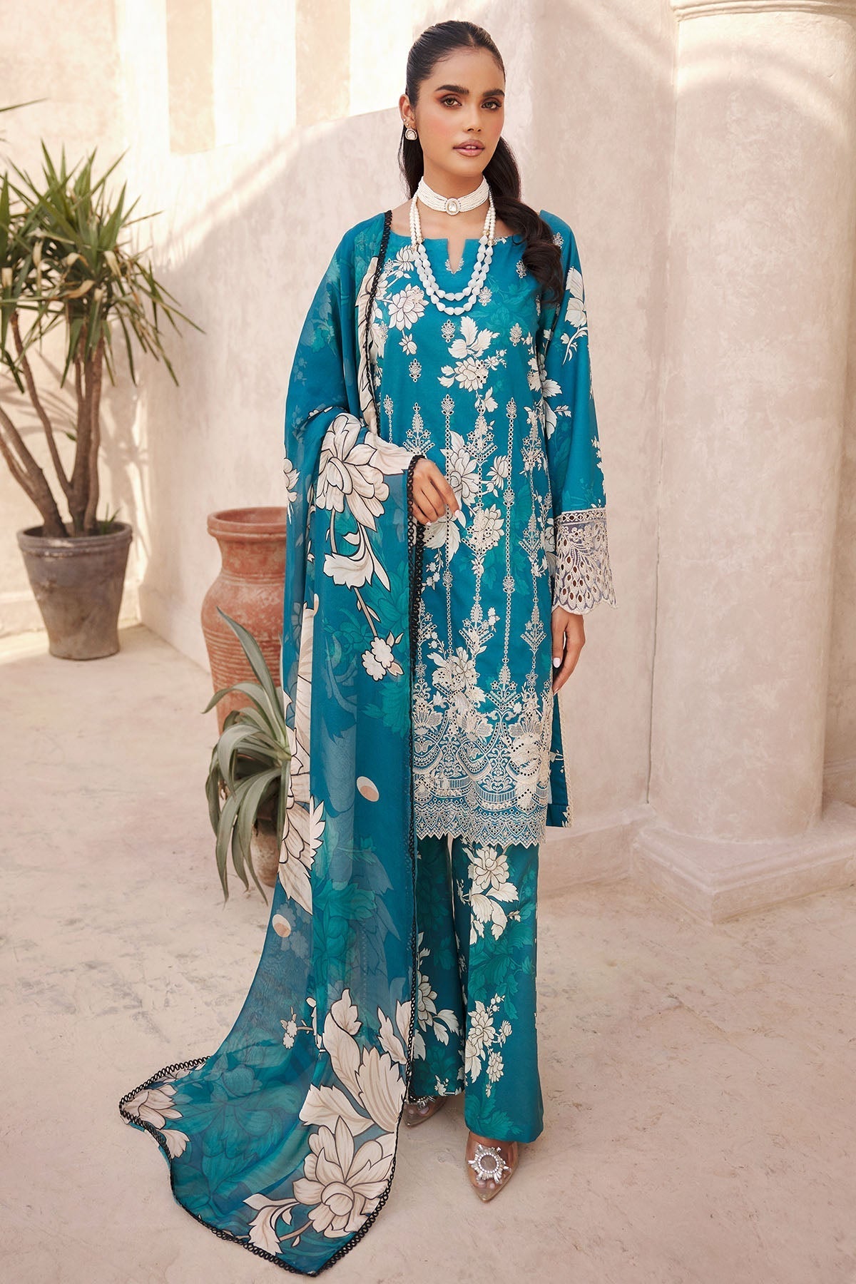 Motifz | Amal Luxury Lawn | 3737 - Official Motifz stockist in UK - Sakeena London