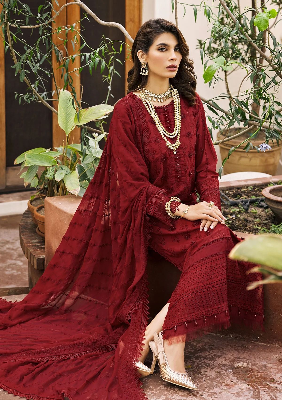 Lawn Collection - Motifz - Schiffli - D#3985 | RAHMA