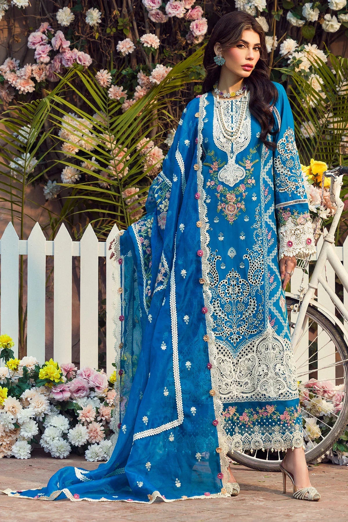 Motifz | Premium Lawn 24 | 4424-GUL-E-RANA - Official Motifz stockist in UK - Sakeena London