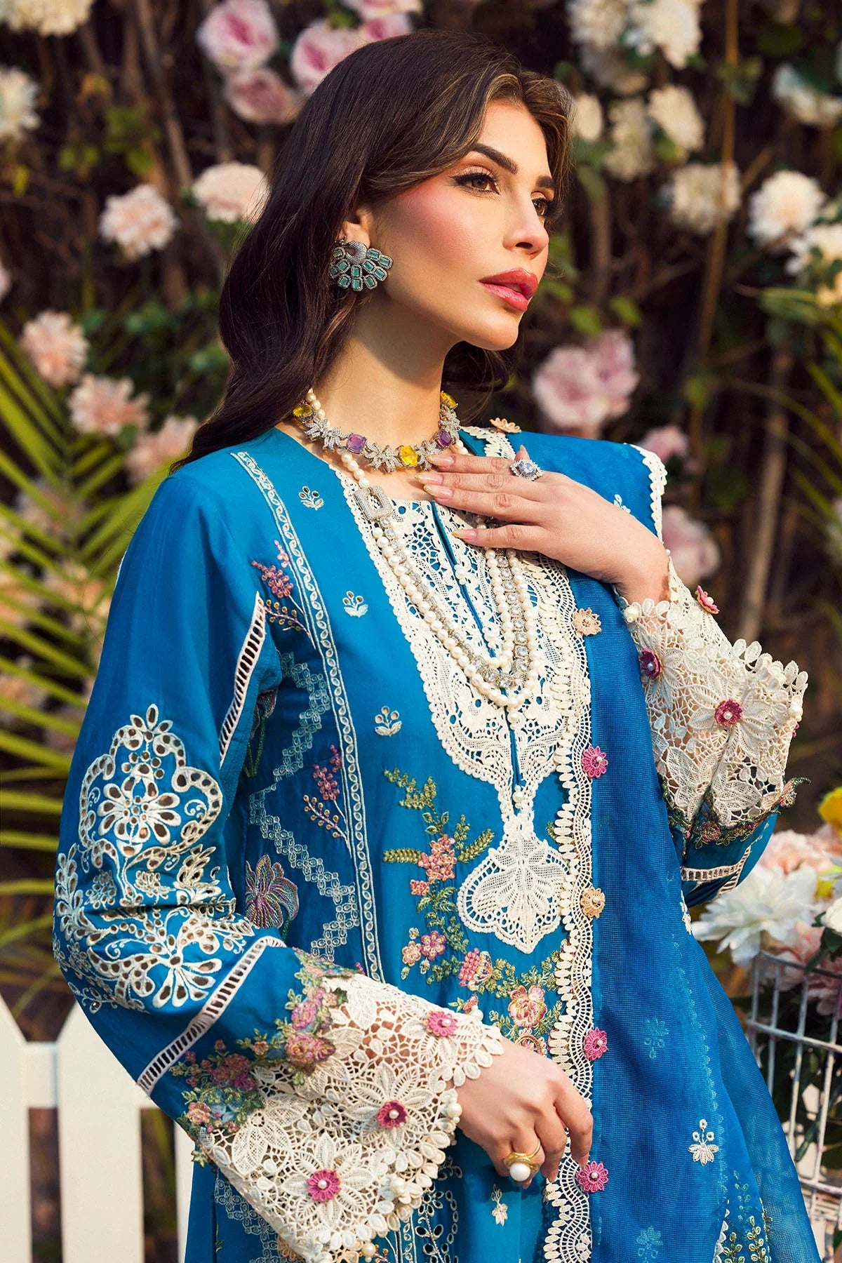 Motifz | Premium Lawn 24 | 4424-GUL-E-RANA - Official Motifz stockist in UK - Sakeena London