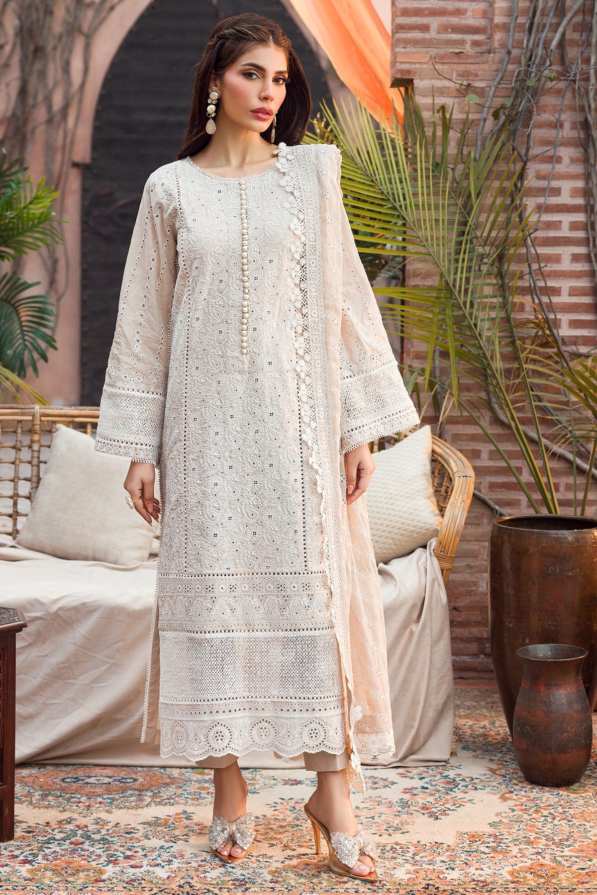 Motifz | Premium Lawn 24 | 4434-SHABNAM - Official Motifz stockist in UK - Sakeena London