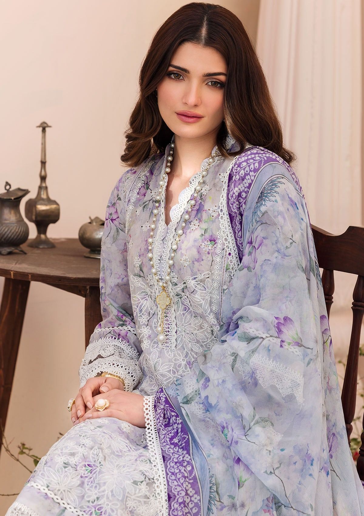 Lawn Collection - Motifz - Amal - MA24#4628 - IZMIT