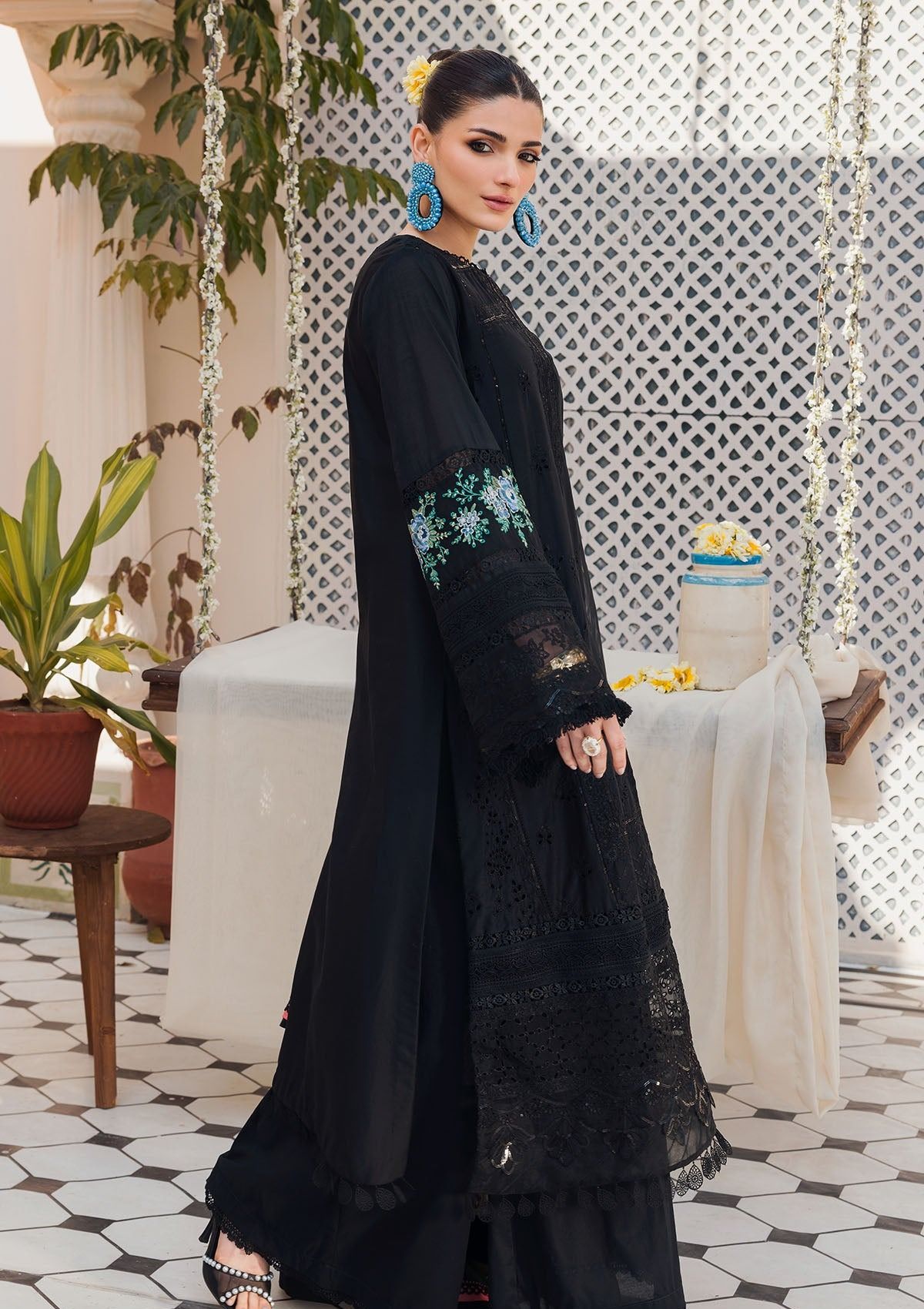 Lawn Collection - Motifz - Amal - MA24#4630 - ZILE-SAHIL