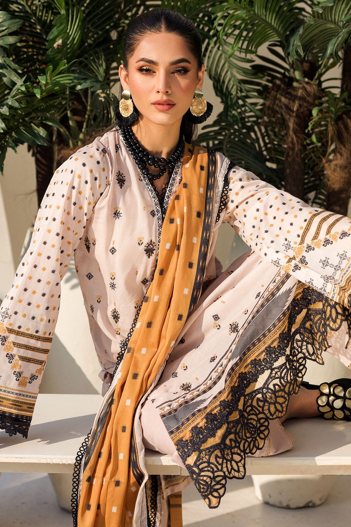 Motifz | Umang Lawn | 4632-PURVAI - Official Motifz stockist in UK - Sakeena London