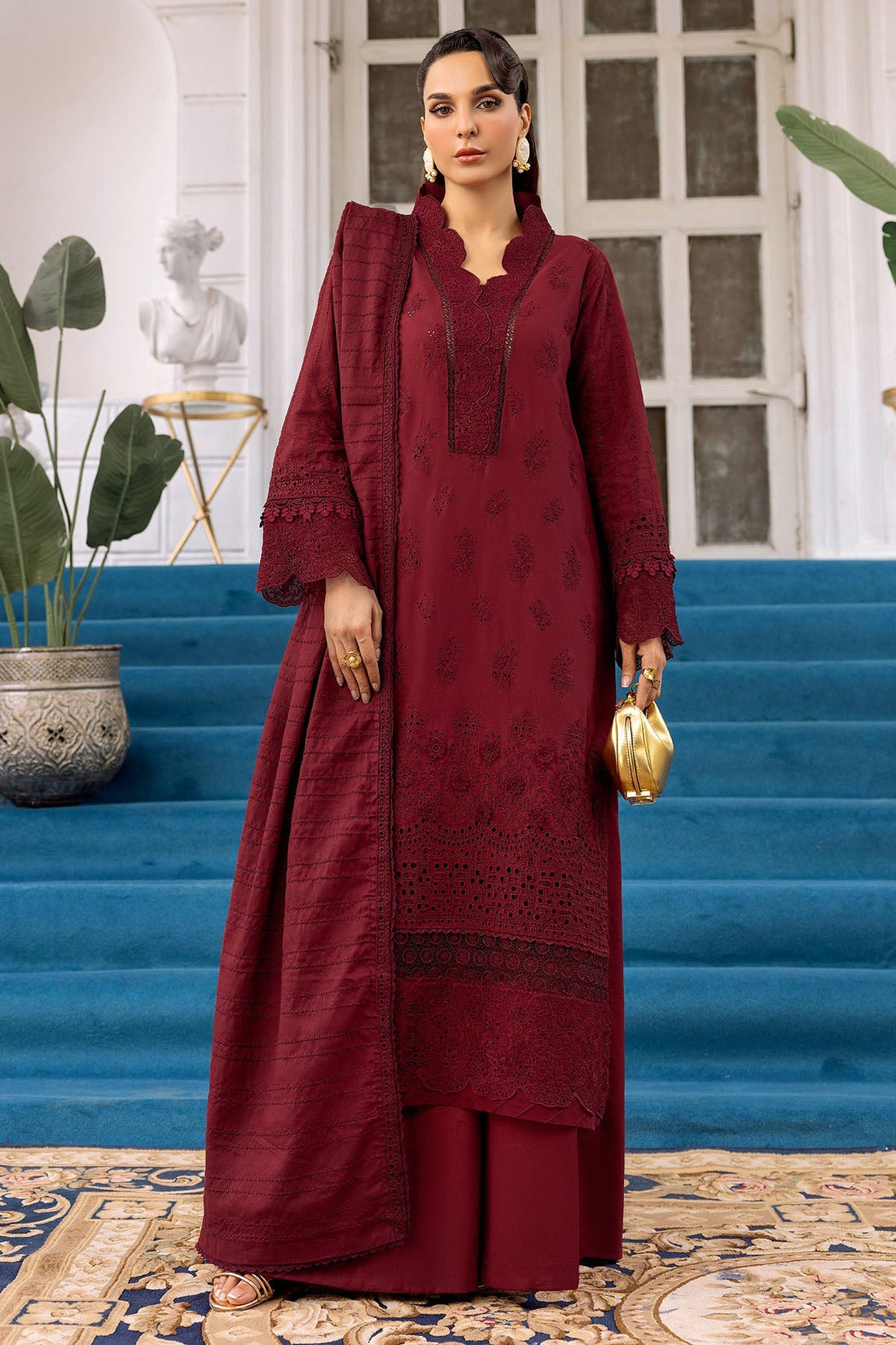 Motifz | Premium Khaddar | 4993-NURAL - Official Alkaram stockist in UK - Sakeena London