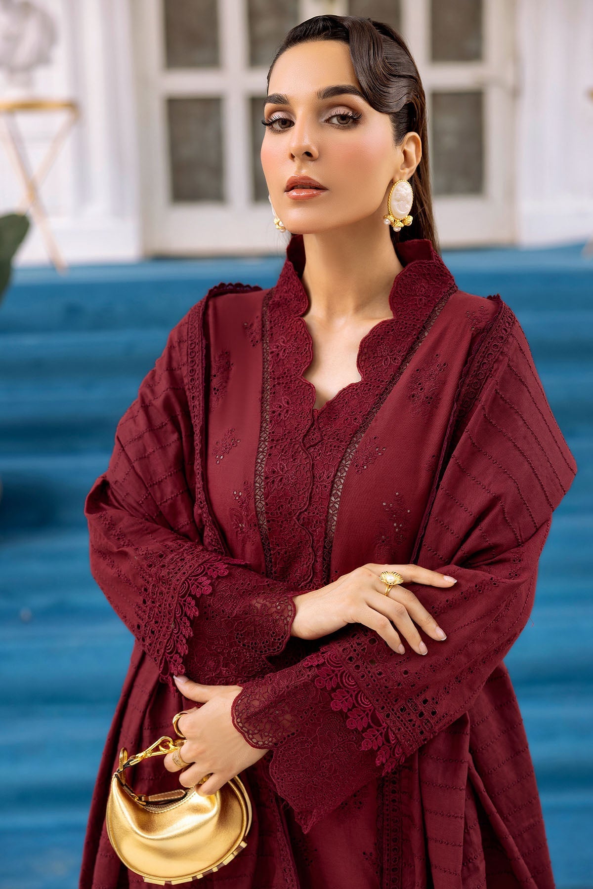 Motifz | Premium Khaddar | 4993-NURAL - Official Alkaram stockist in UK - Sakeena London