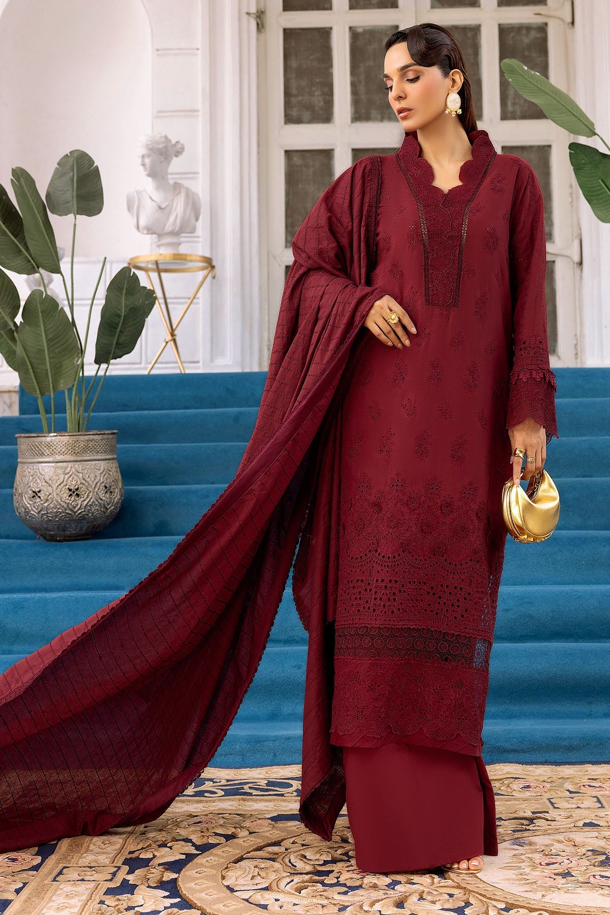Motifz | Premium Khaddar | 4993-NURAL - Official Alkaram stockist in UK - Sakeena London