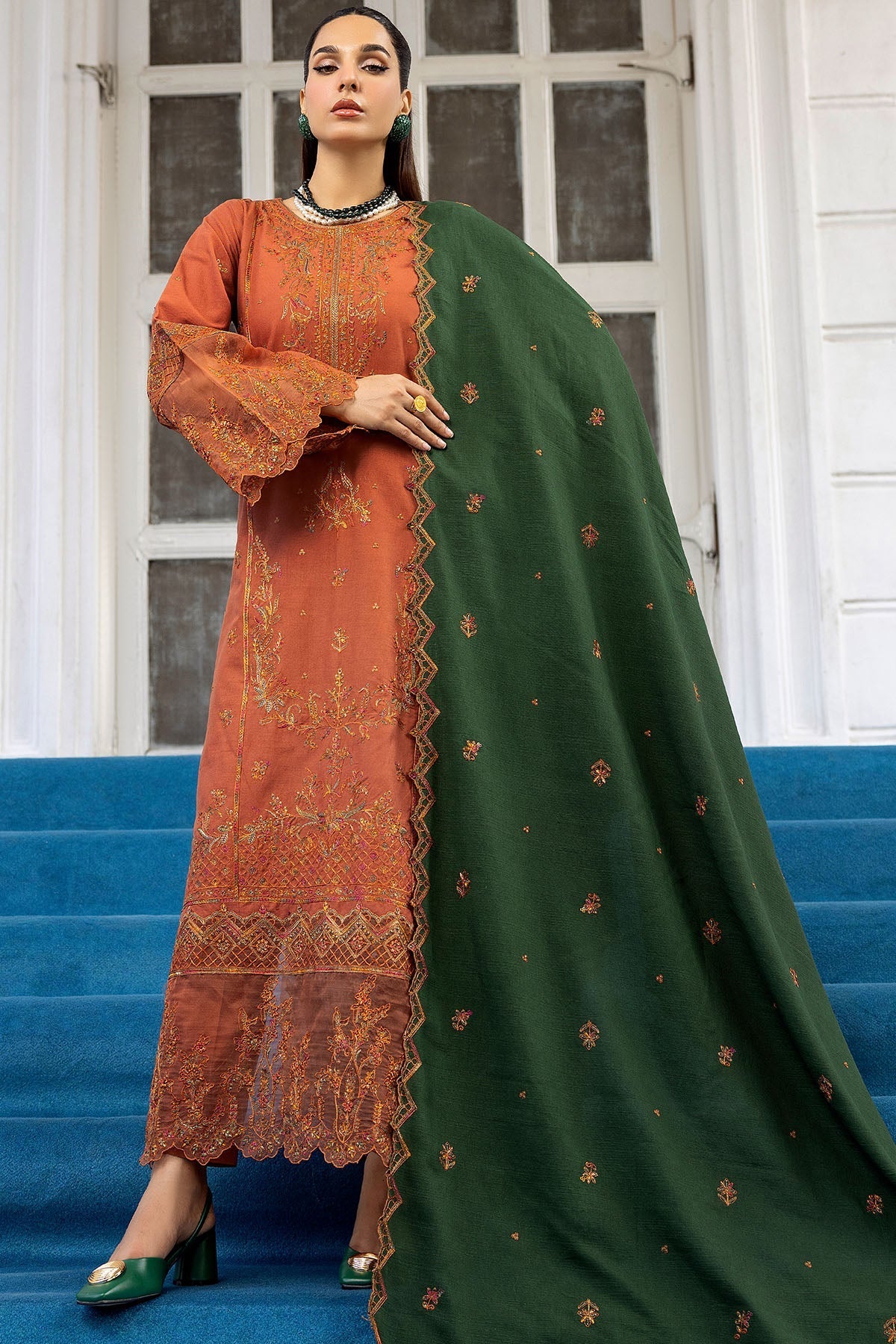 Motifz | Premium Khaddar | 4997-PERISA - Official Alkaram stockist in UK - Sakeena London