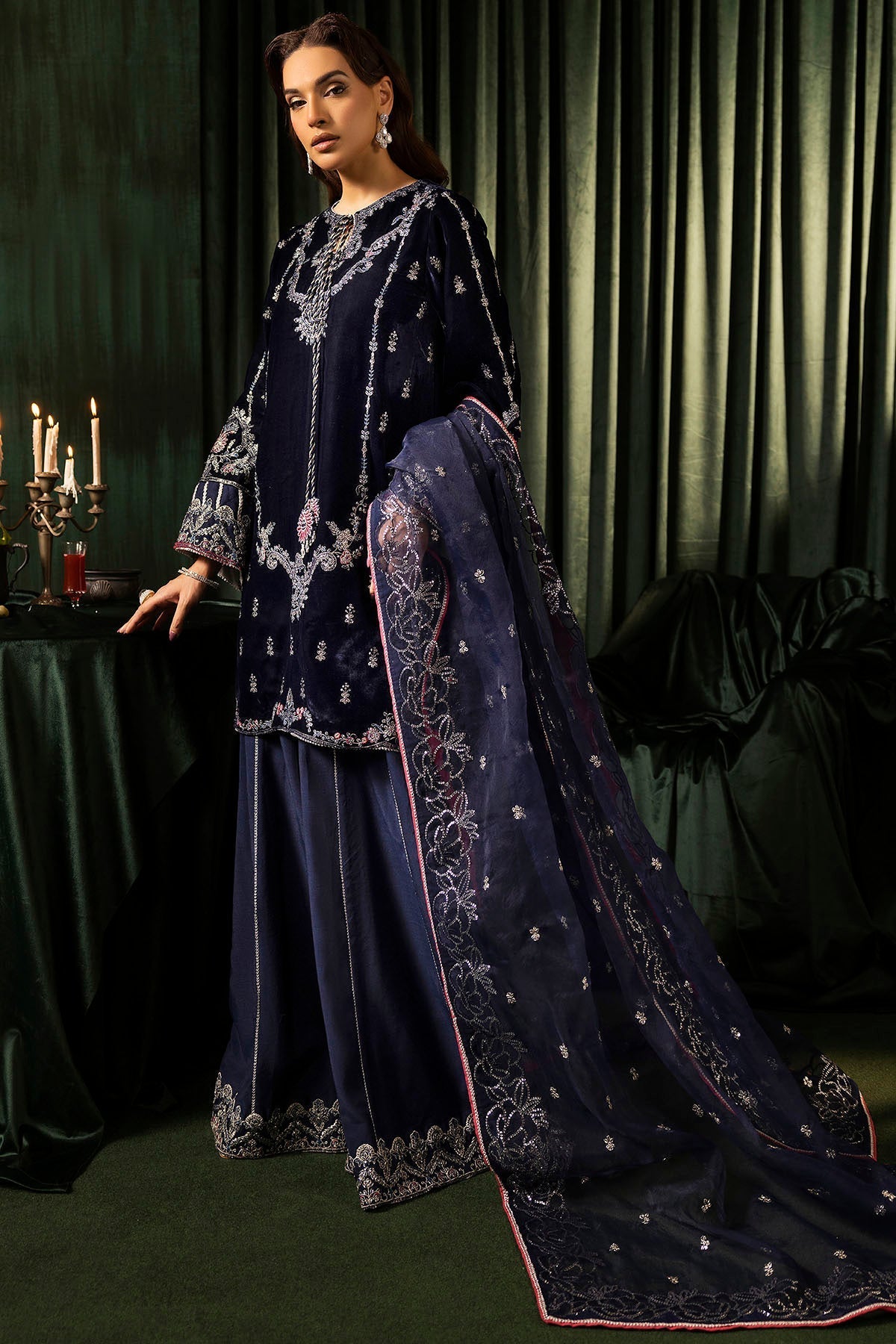 Motifz | Velvet Formals | 5092-AAIRA - Official Motifz stockist in UK - Sakeena London