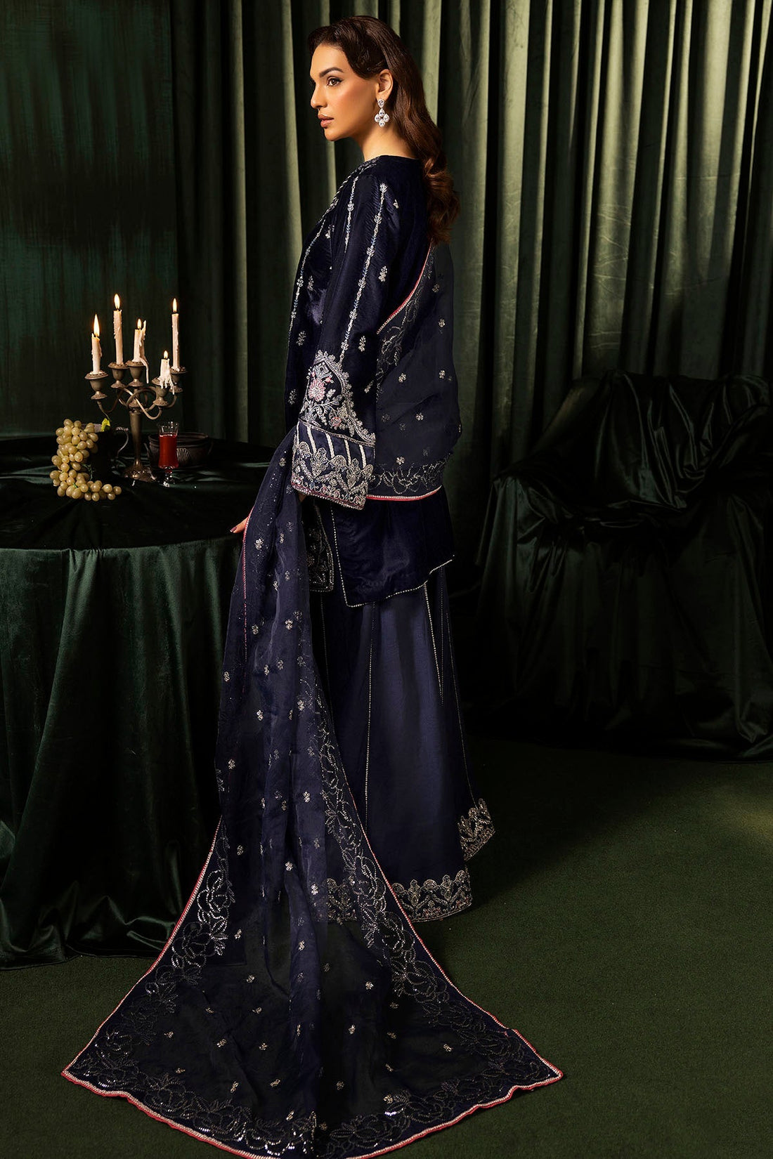 Motifz | Velvet Formals | 5092-AAIRA - Official Motifz stockist in UK - Sakeena London