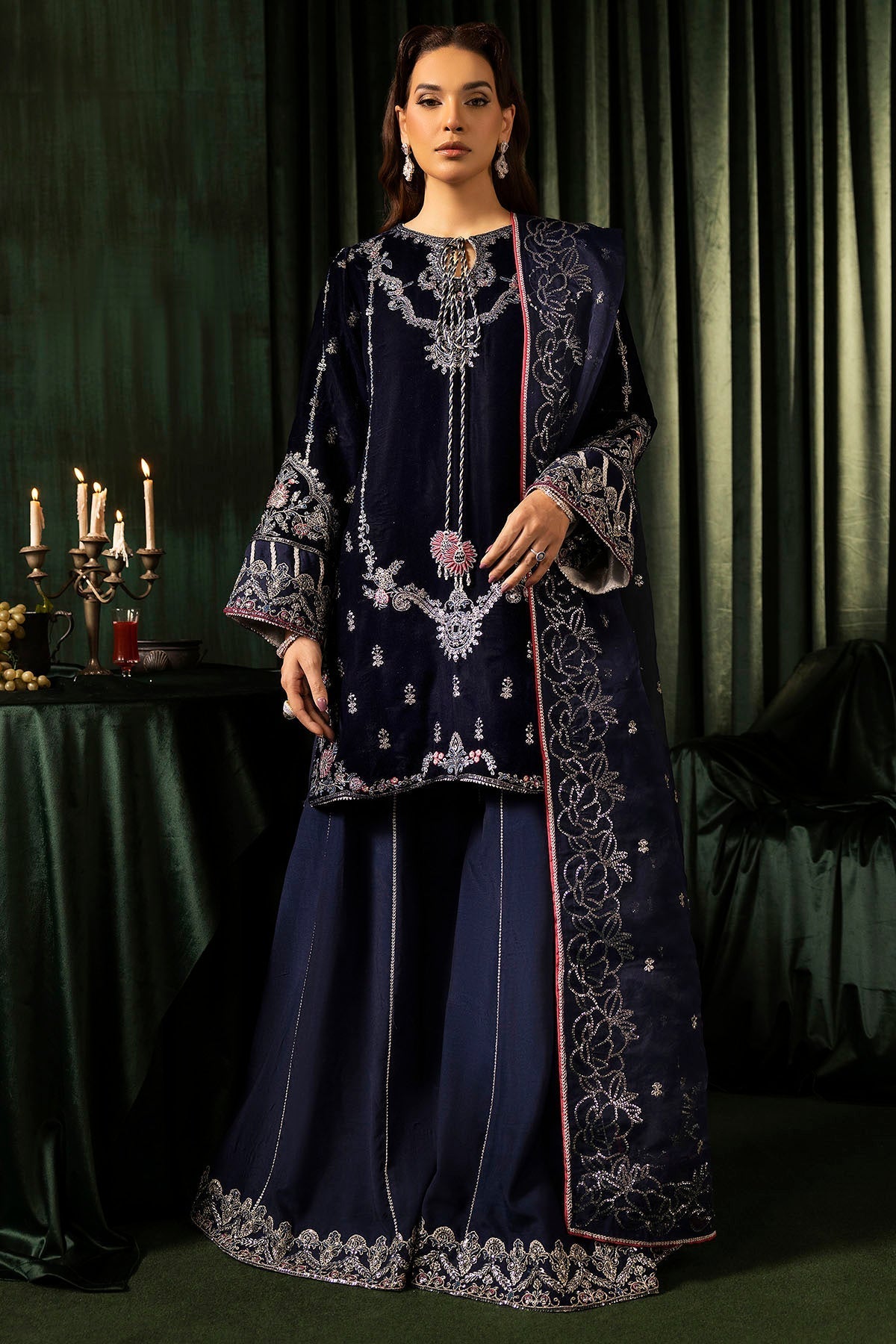 Motifz | Velvet Formals | 5092-AAIRA - Official Motifz stockist in UK - Sakeena London