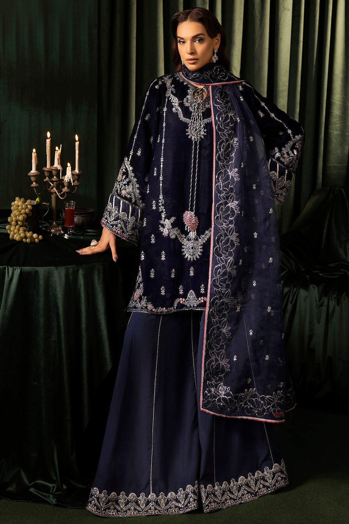 Motifz | Velvet Formals | 5092-AAIRA - Official Motifz stockist in UK - Sakeena London