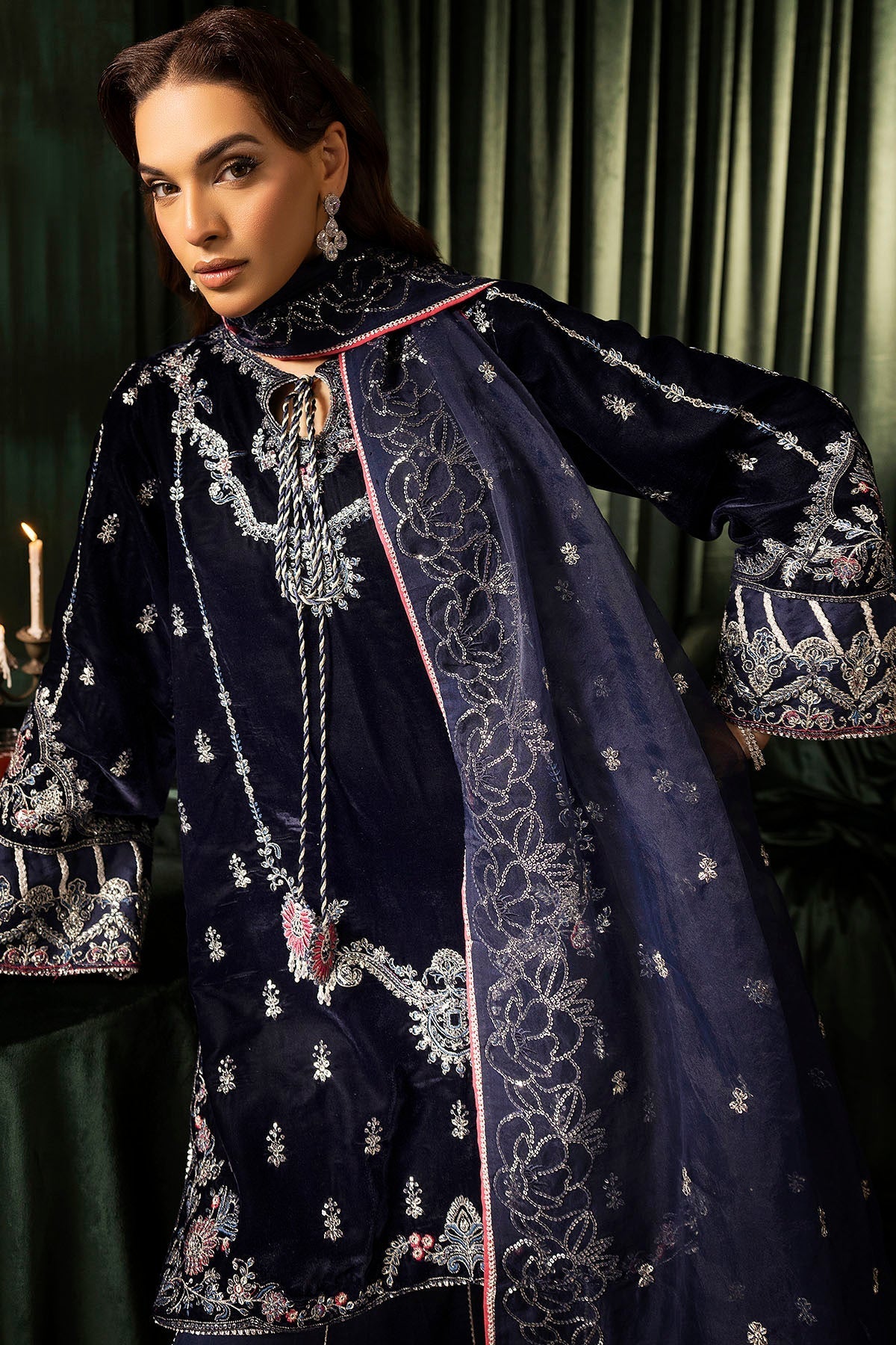 Motifz | Velvet Formals | 5092-AAIRA - Official Motifz stockist in UK - Sakeena London
