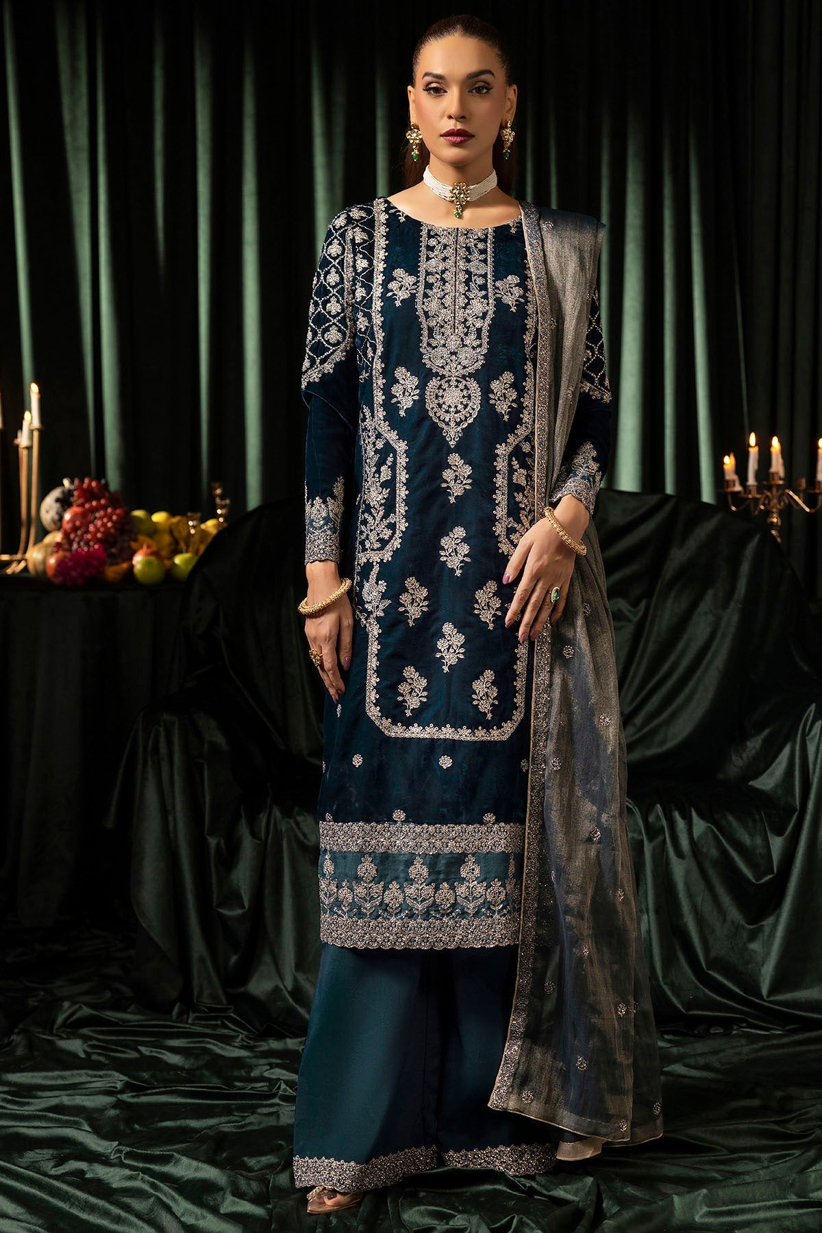 Motifz | Velvet Formals | 5093-DANEEN - Official Motifz stockist in UK - Sakeena London
