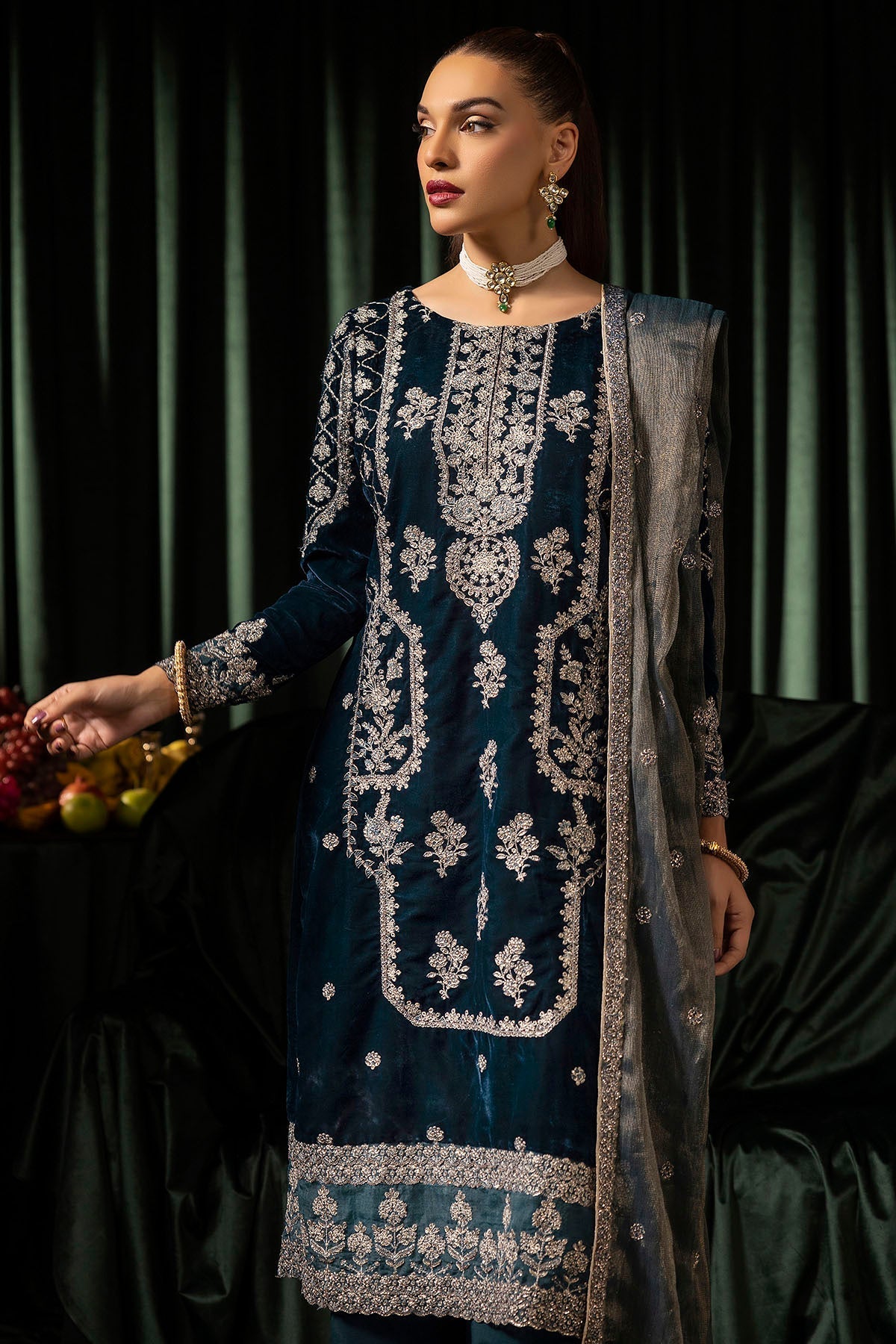 Motifz | Velvet Formals | 5093-DANEEN - Official Motifz stockist in UK - Sakeena London