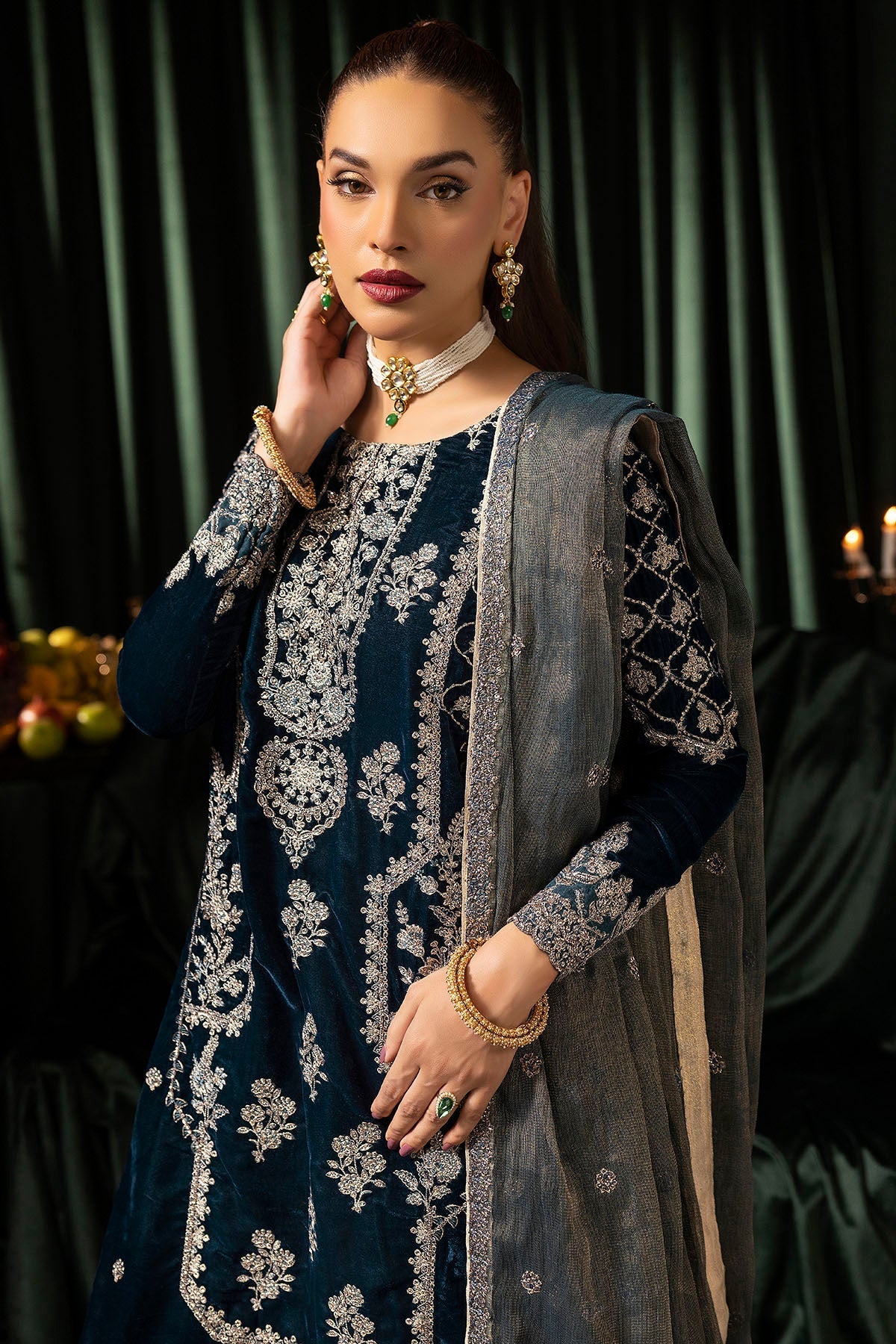 Motifz | Velvet Formals | 5093-DANEEN - Official Motifz stockist in UK - Sakeena London