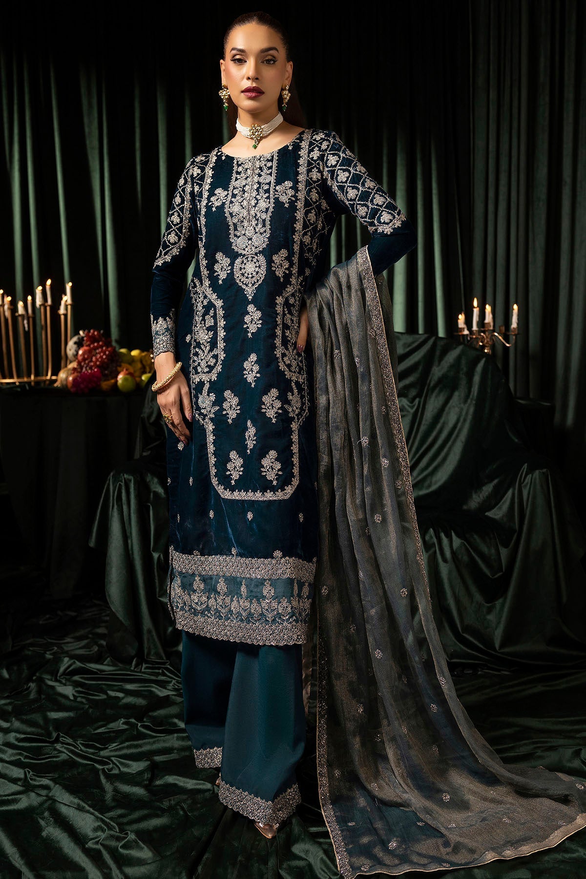 Motifz | Velvet Formals | 5093-DANEEN - Official Motifz stockist in UK - Sakeena London