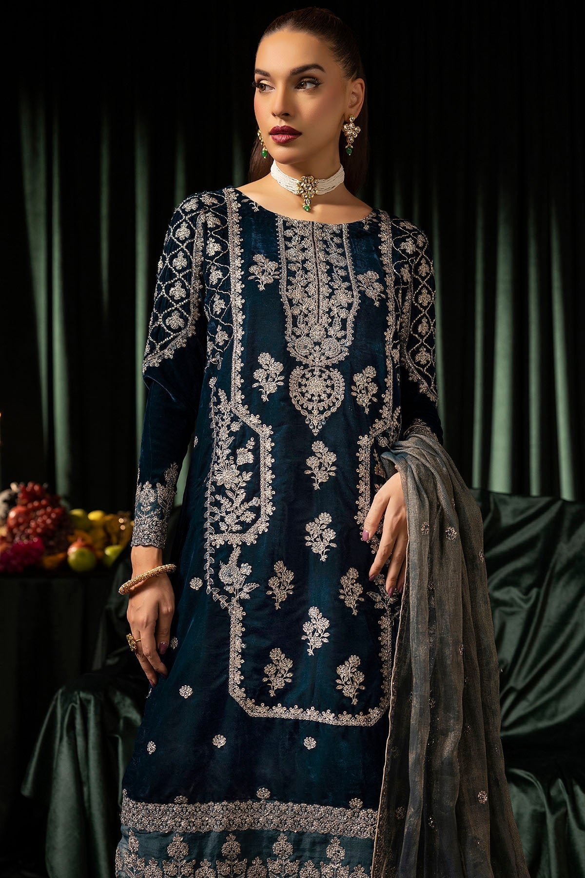 Motifz | Velvet Formals | 5093-DANEEN - Official Motifz stockist in UK - Sakeena London