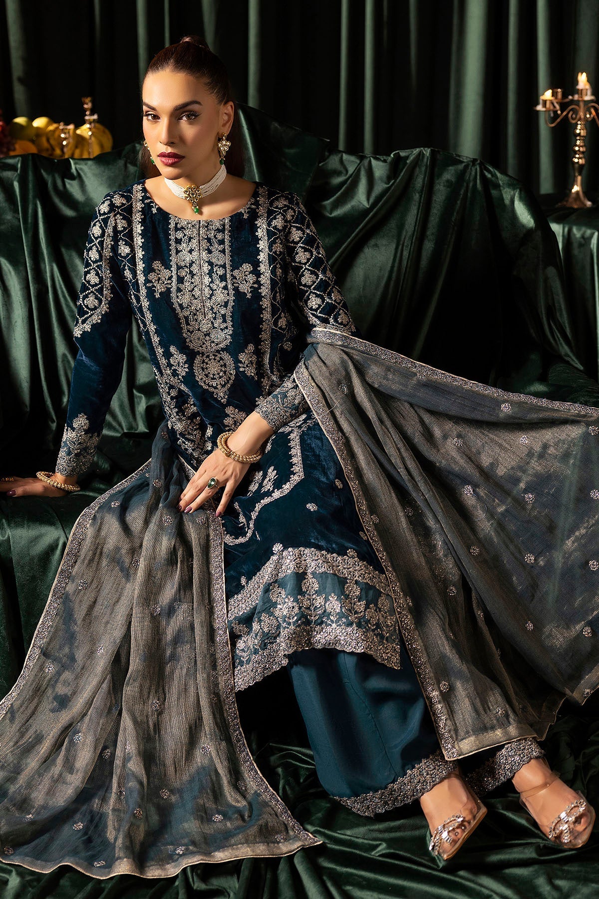 Motifz | Velvet Formals | 5093-DANEEN - Official Motifz stockist in UK - Sakeena London