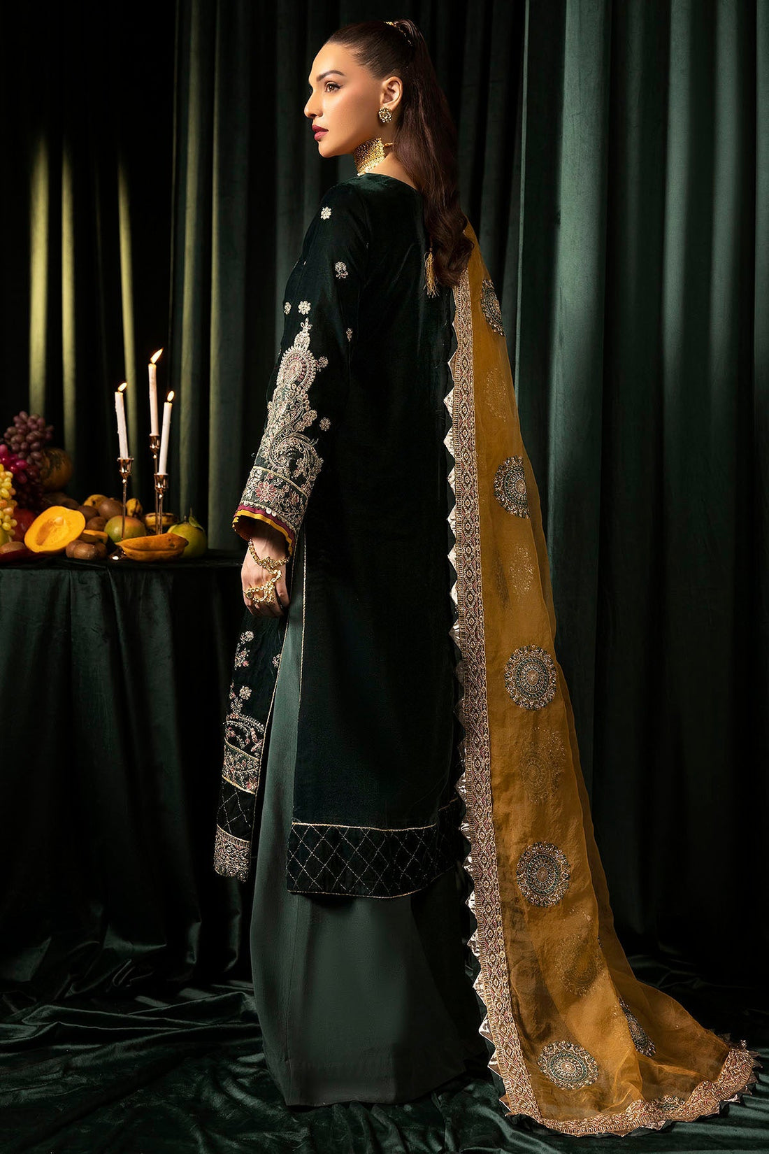 Motifz | Velvet Formals | 5094-YUMNA - Official Motifz stockist in UK - Sakeena London