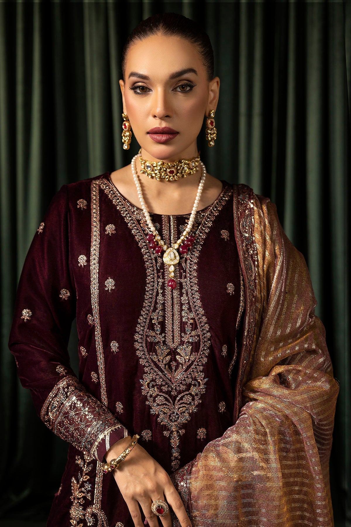 Motifz | Velvet Formals | 5096-DAISHA - Official Motifz stockist in UK - Sakeena London