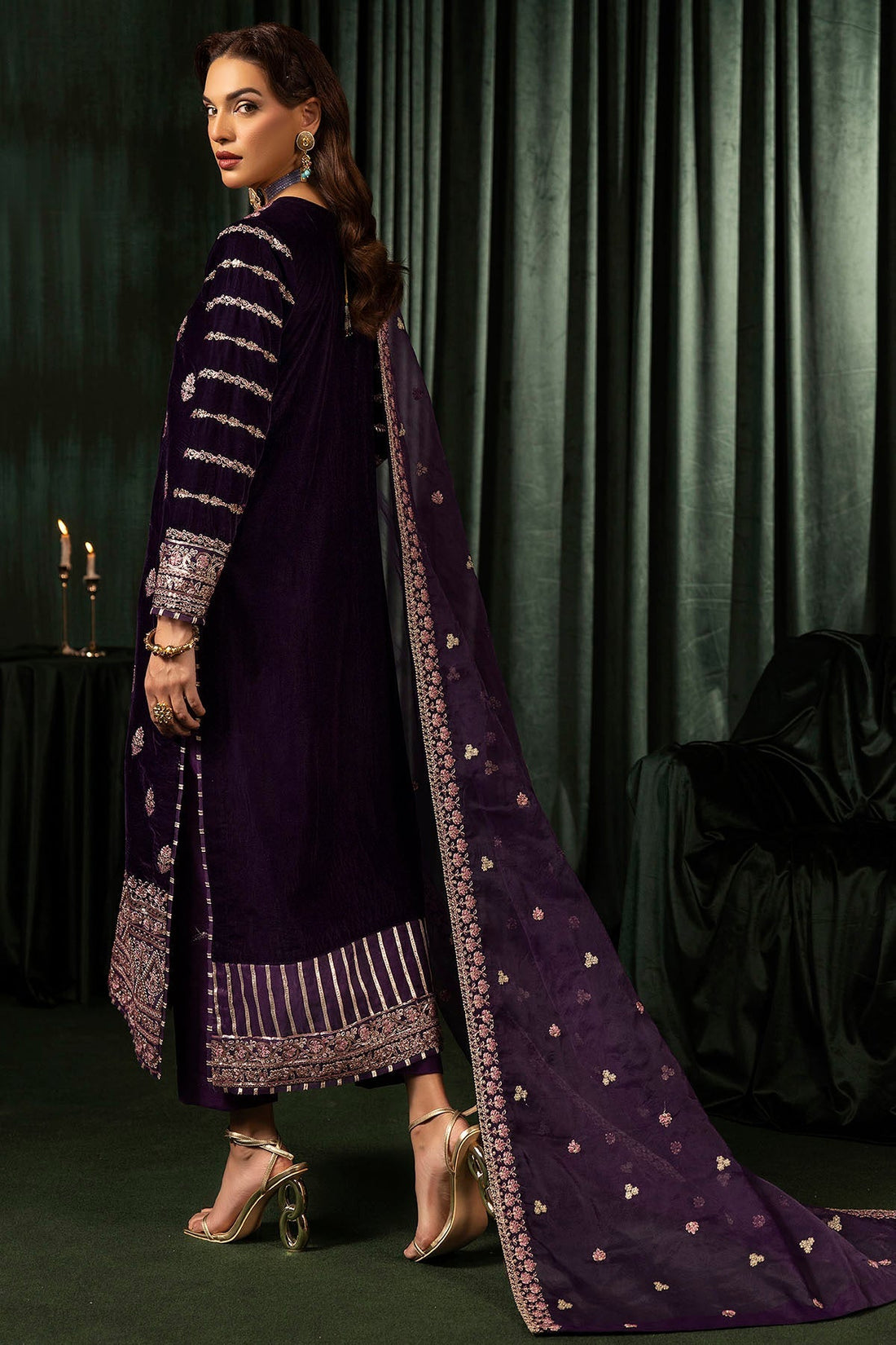Motifz | Velvet Formals | 5100-IRHA - Official Motifz stockist in UK - Sakeena London