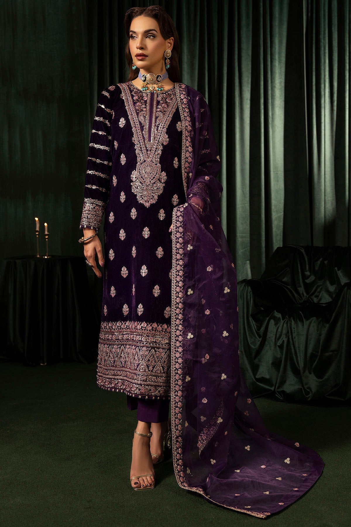 Motifz | Velvet Formals | 5100-IRHA - Official Motifz stockist in UK - Sakeena London