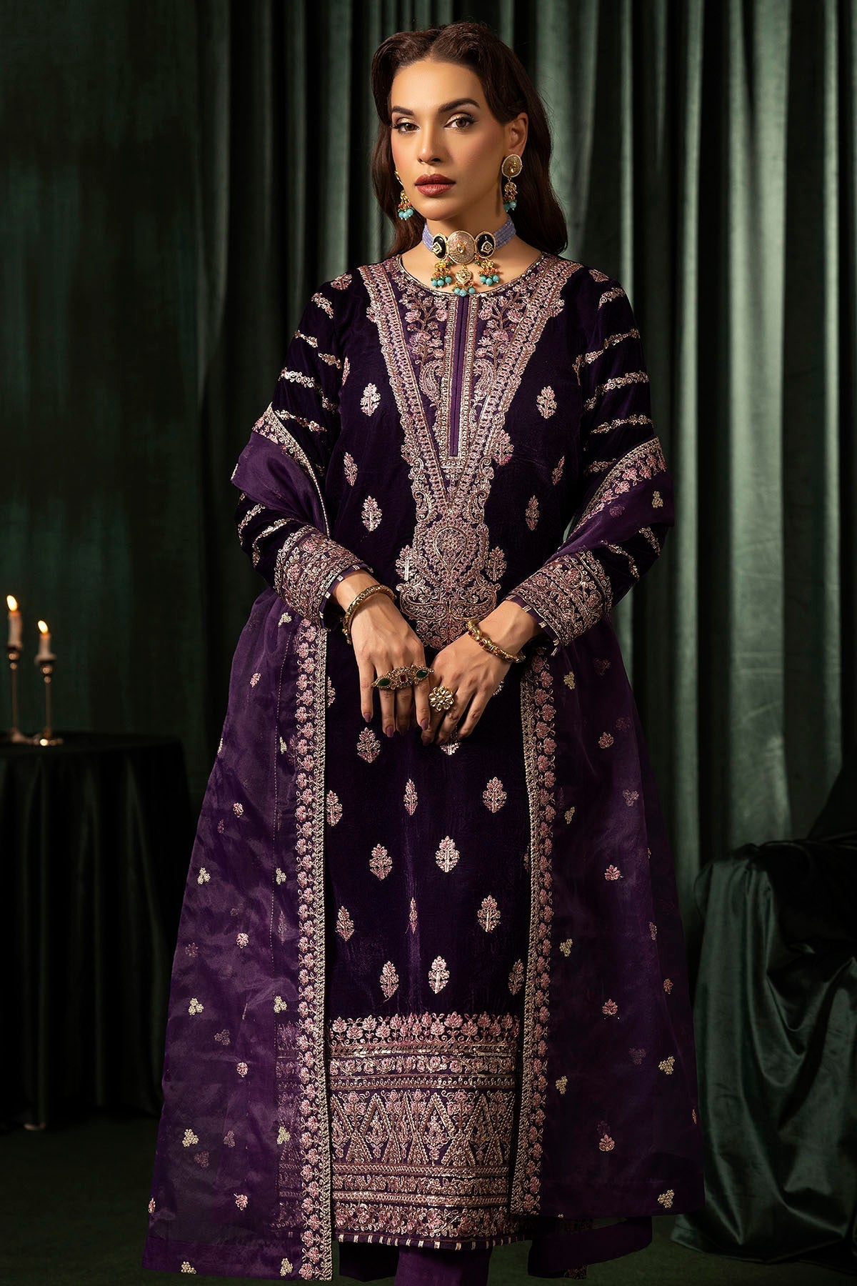Motifz | Velvet Formals | 5100-IRHA - Official Motifz stockist in UK - Sakeena London