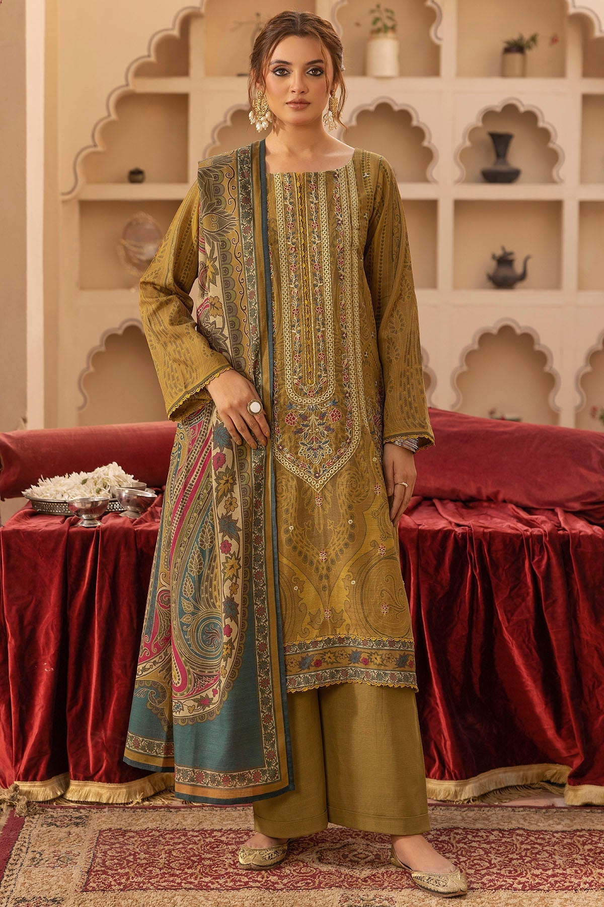 Motifz | Premium Khaddar | 5203-UMMID - Official Motifz stockist in UK - Sakeena London