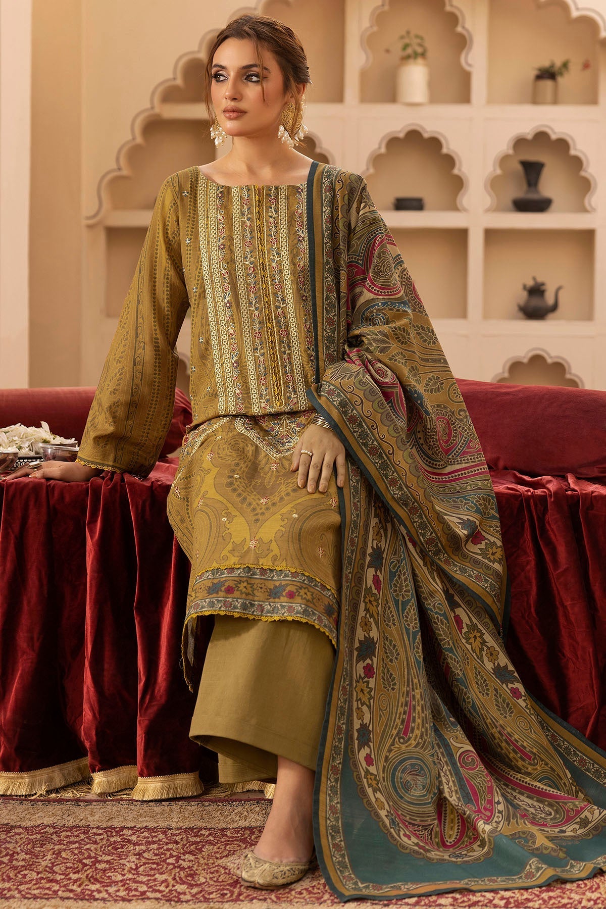 Motifz | Premium Khaddar | 5203-UMMID - Official Motifz stockist in UK - Sakeena London