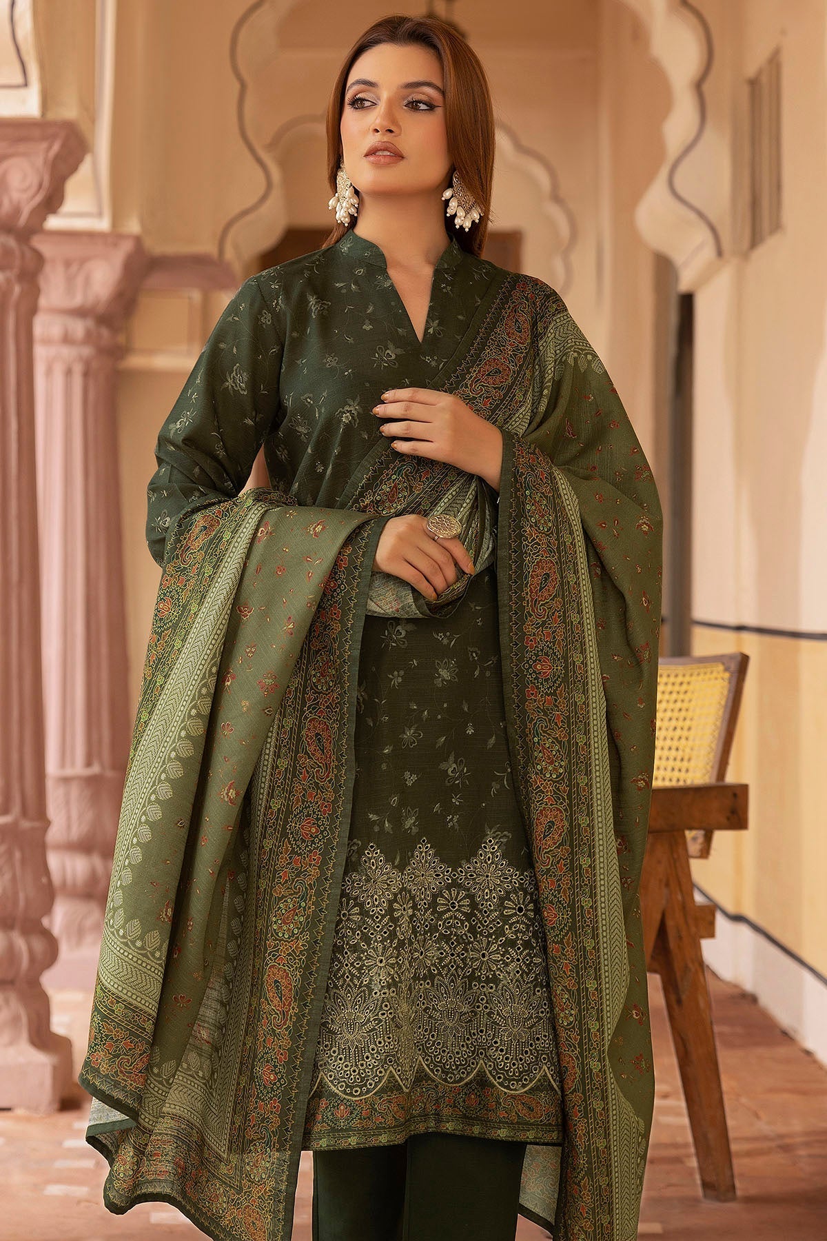 Motifz | Premium Khaddar | 5209-JAZMIN - Official Motifz stockist in UK - Sakeena London