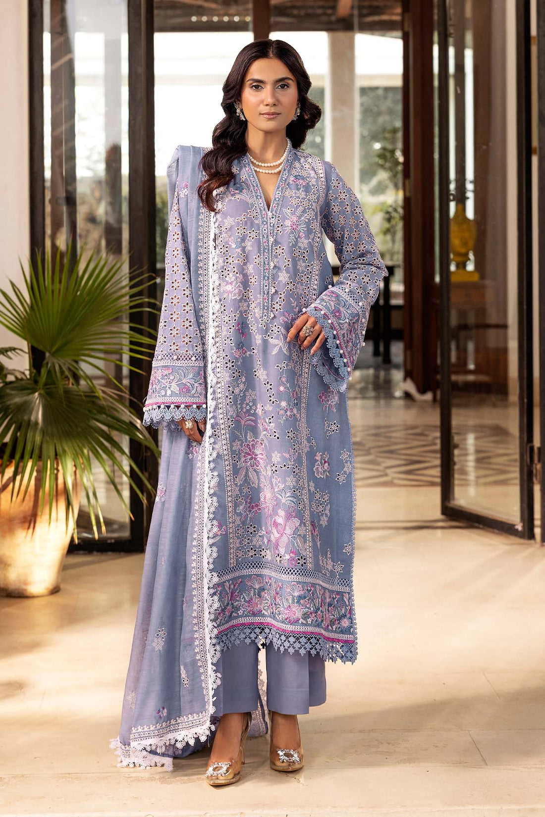 Motifz | Premium Lawn 25 | 5302-ROSALIE - Official Motifz stockist in UK - Sakeena London