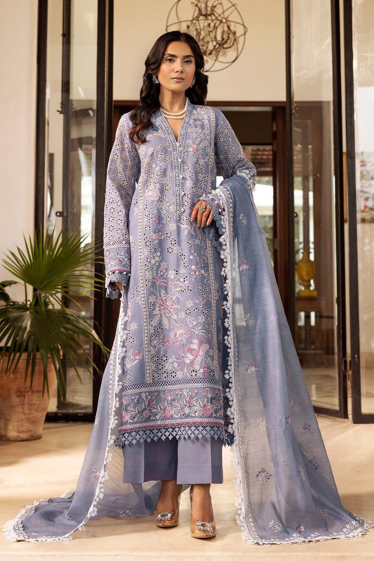 Motifz | Premium Lawn 25 | 5302-ROSALIE - Official Motifz stockist in UK - Sakeena London