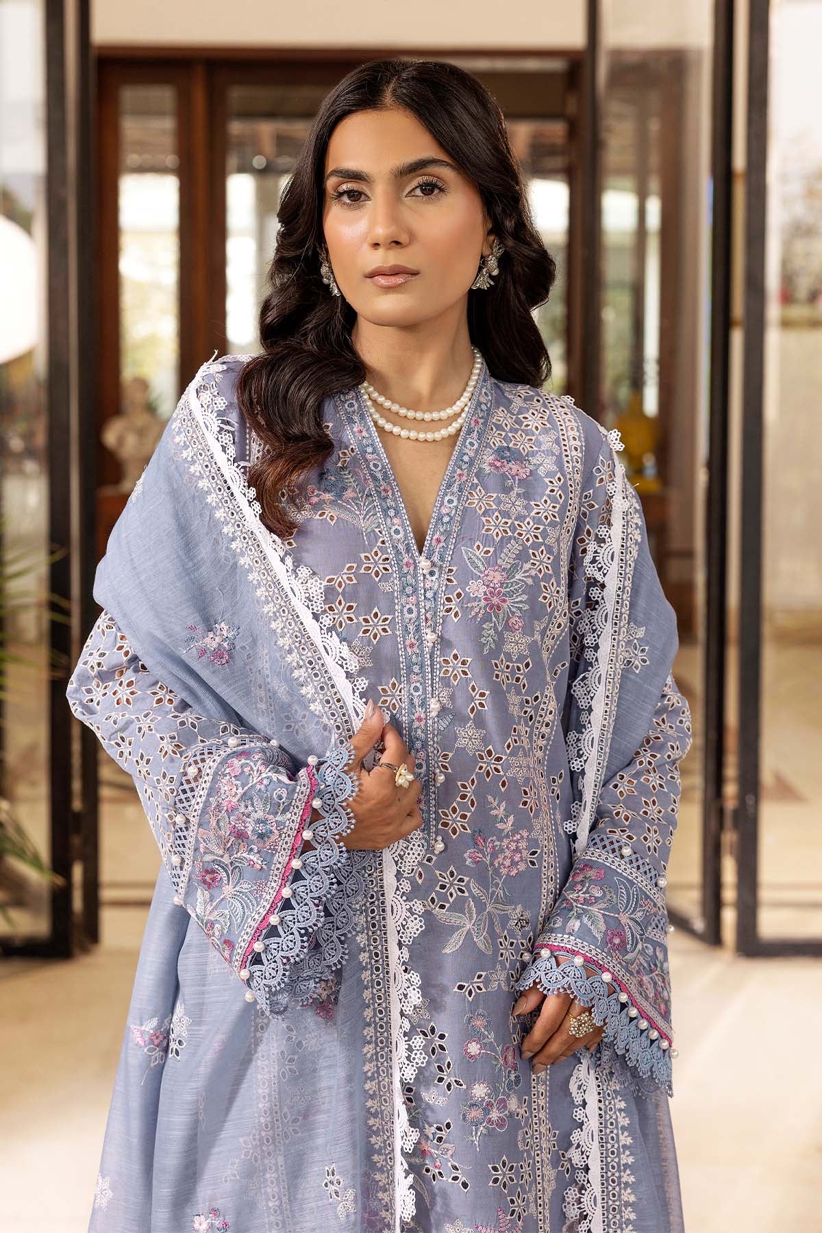 Motifz | Premium Lawn 25 | 5302-ROSALIE - Official Motifz stockist in UK - Sakeena London