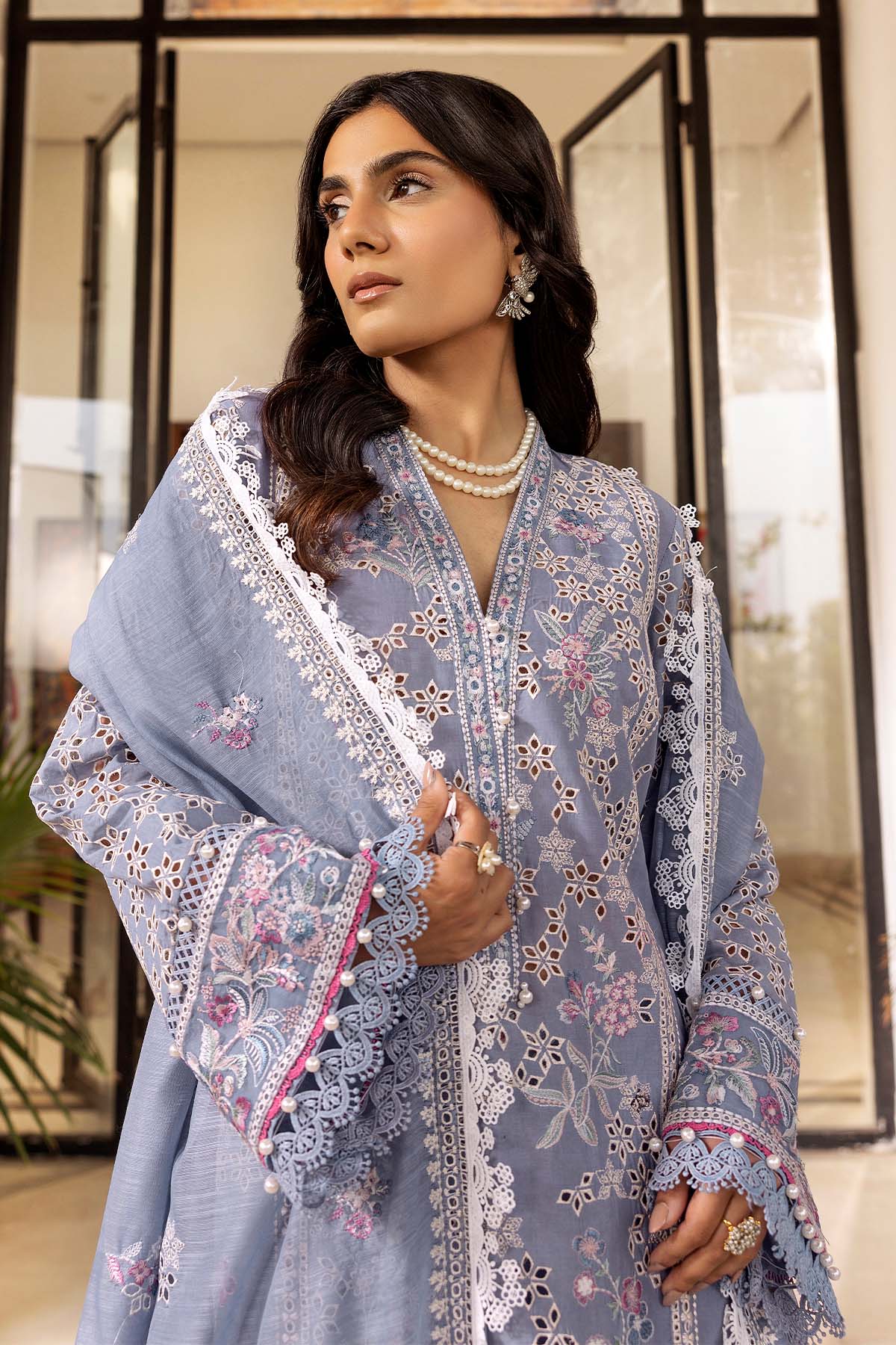 Motifz | Premium Lawn 25 | 5302-ROSALIE - Official Motifz stockist in UK - Sakeena London