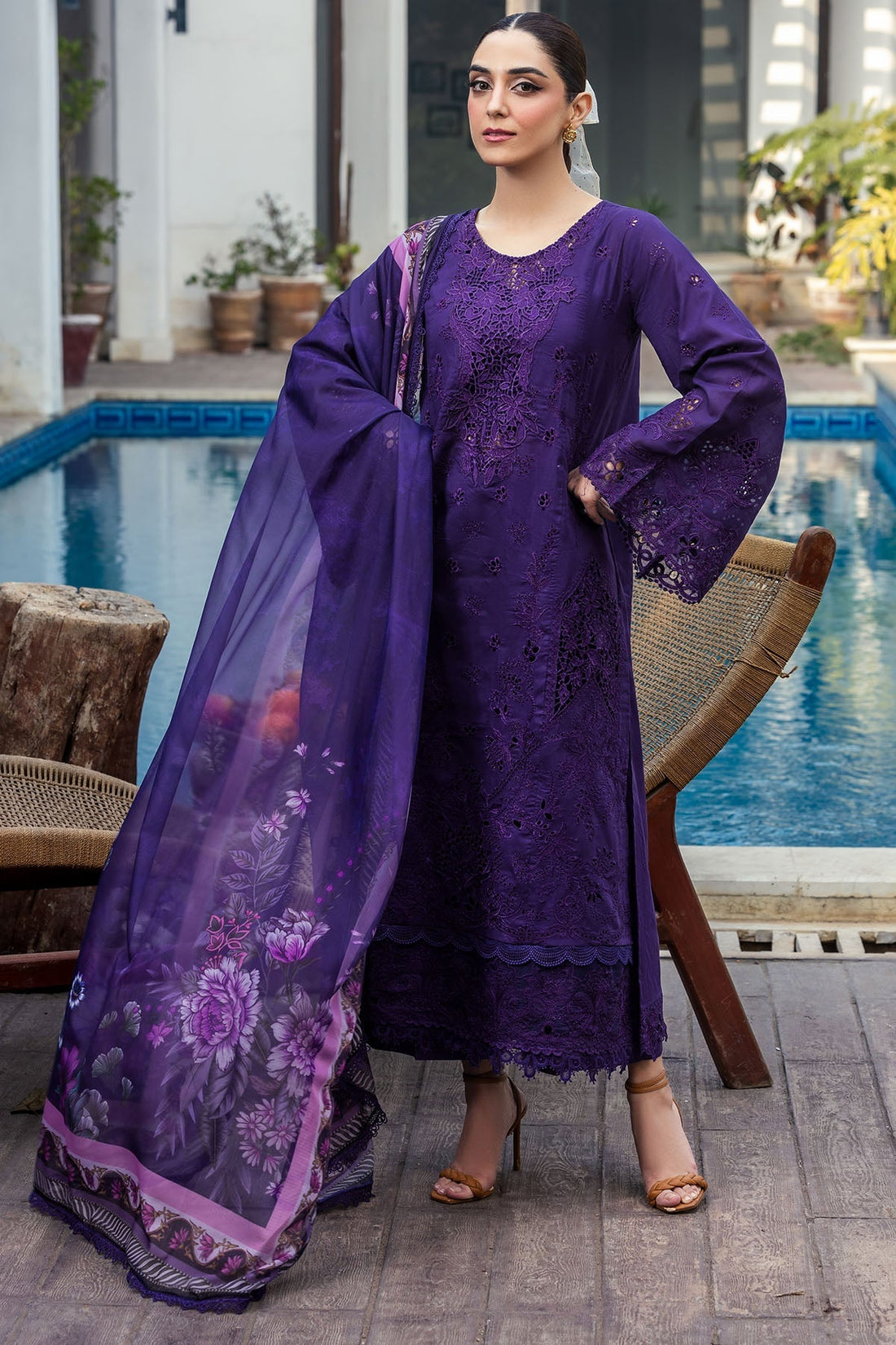 Motifz | Premium Lawn 25 | 5314-MIREILLE - Official Motifz stockist in UK - Sakeena London