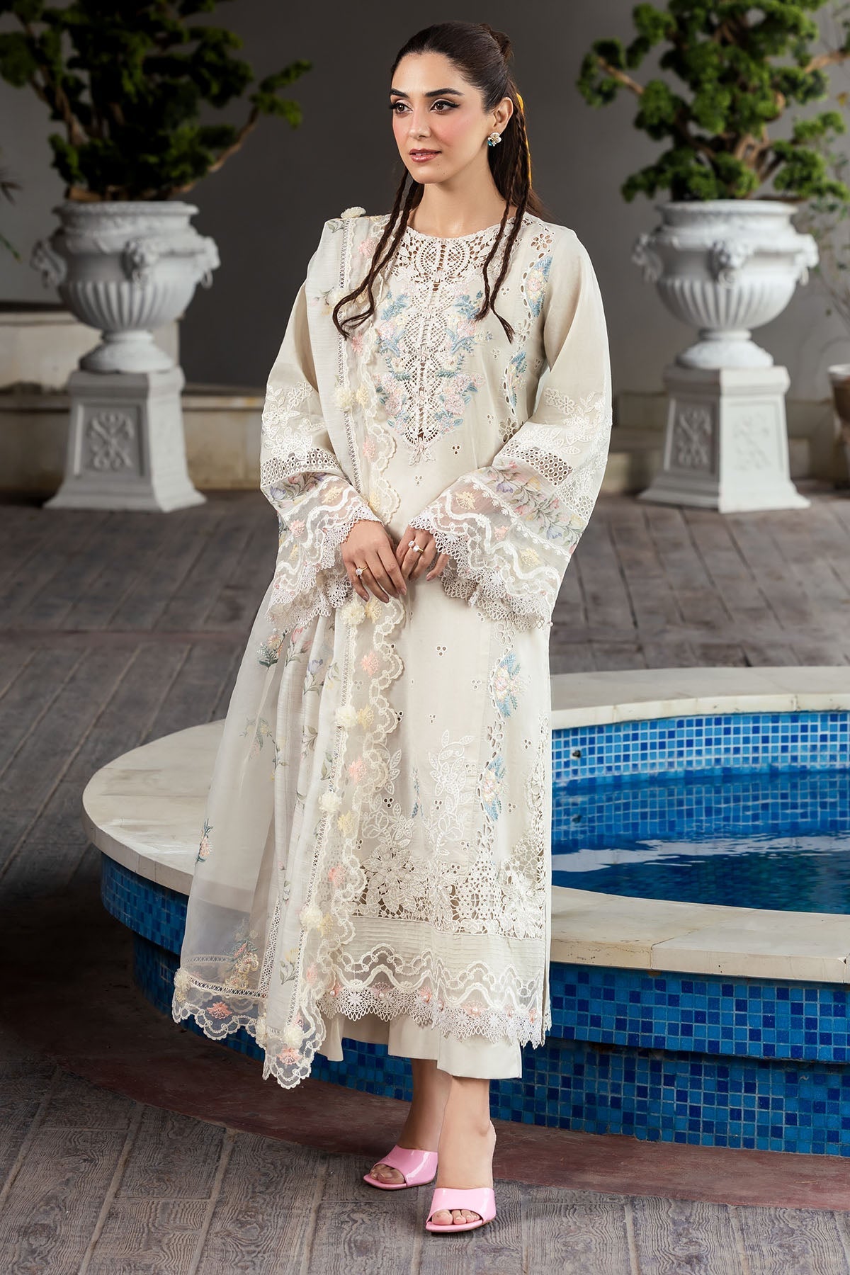 Motifz | Premium Lawn 25 | 5319-MARCELINE - Official Motifz stockist in UK - Sakeena London