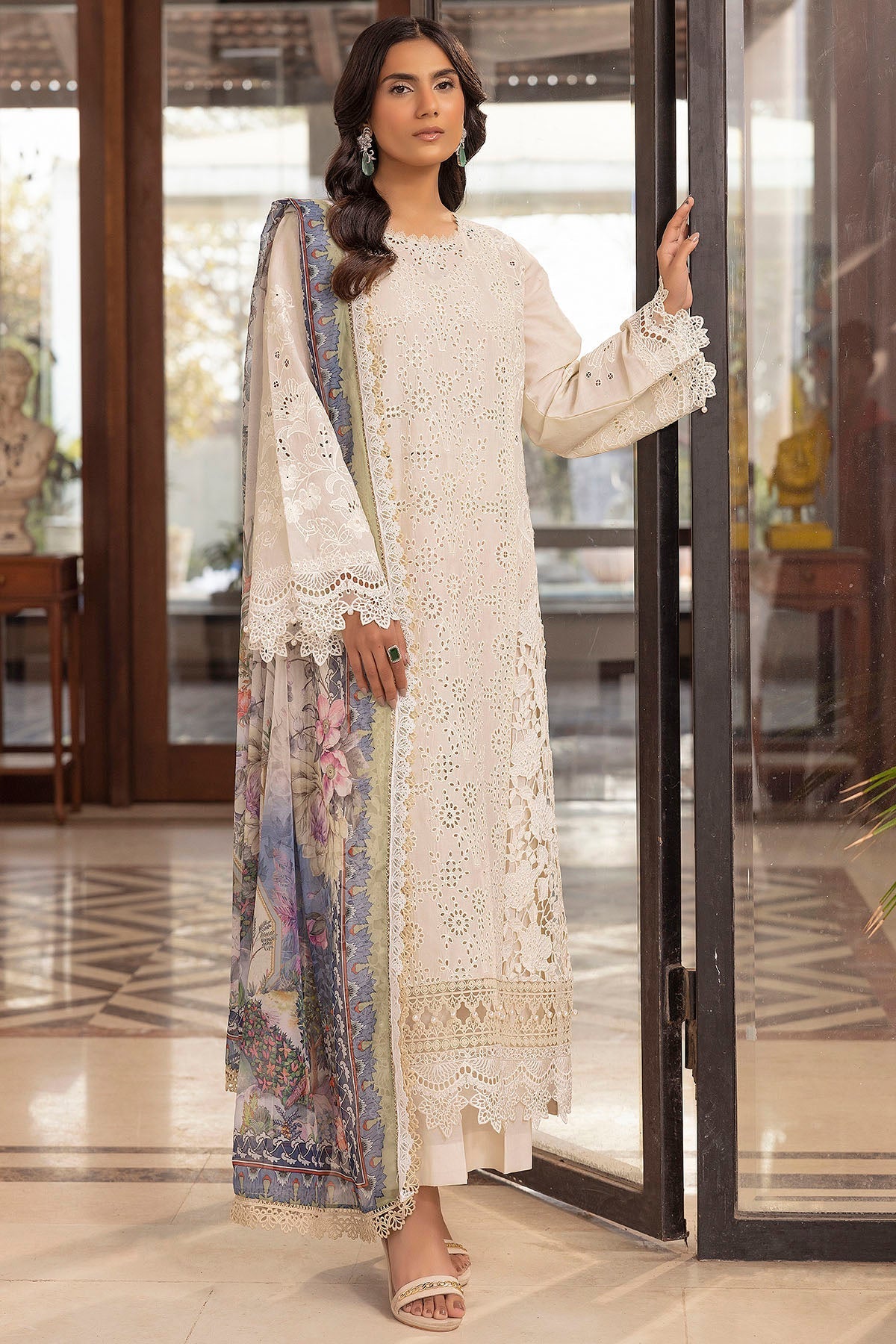Motifz | Premium Lawn 25 | 5324-SIDONIE - Official Motifz stockist in UK - Sakeena London