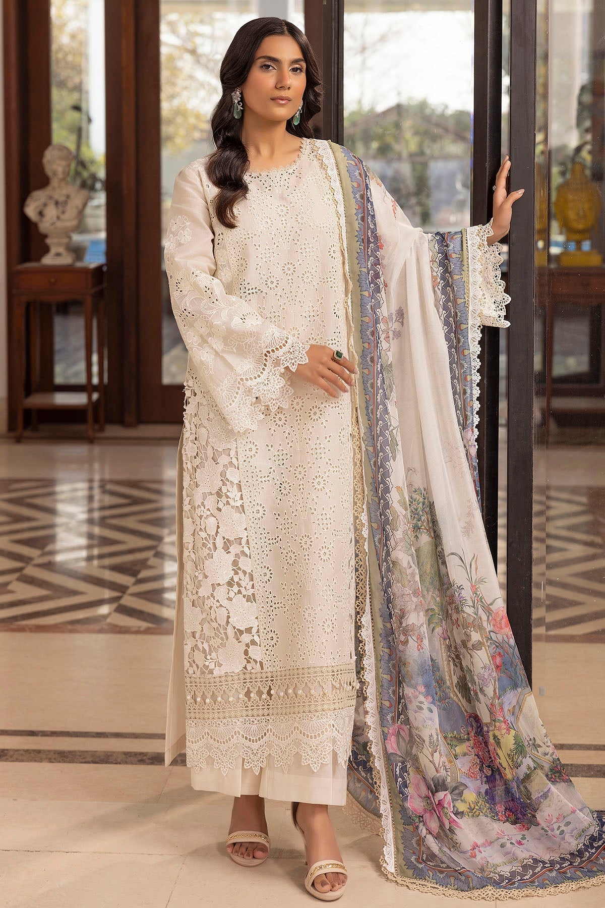 Motifz | Premium Lawn 25 | 5324-SIDONIE - Official Motifz stockist in UK - Sakeena London