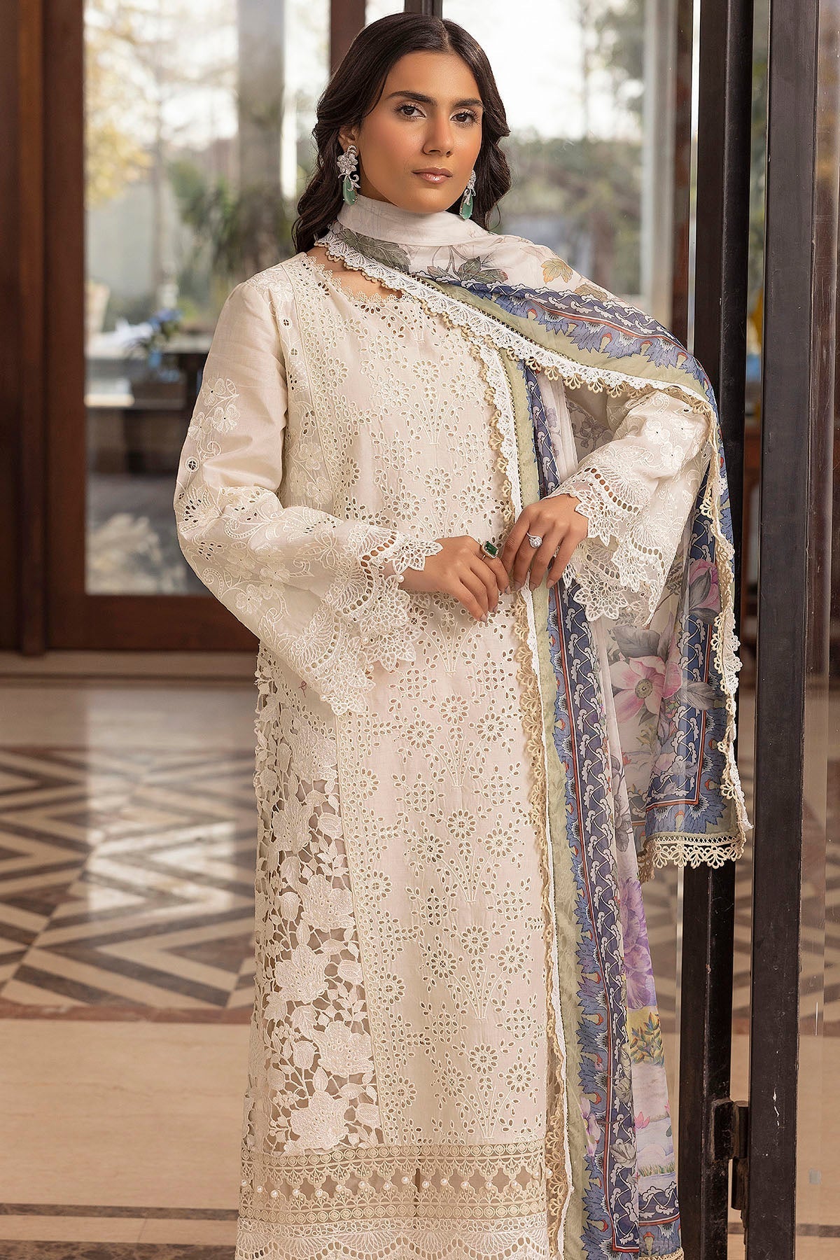 Motifz | Premium Lawn 25 | 5324-SIDONIE - Official Motifz stockist in UK - Sakeena London