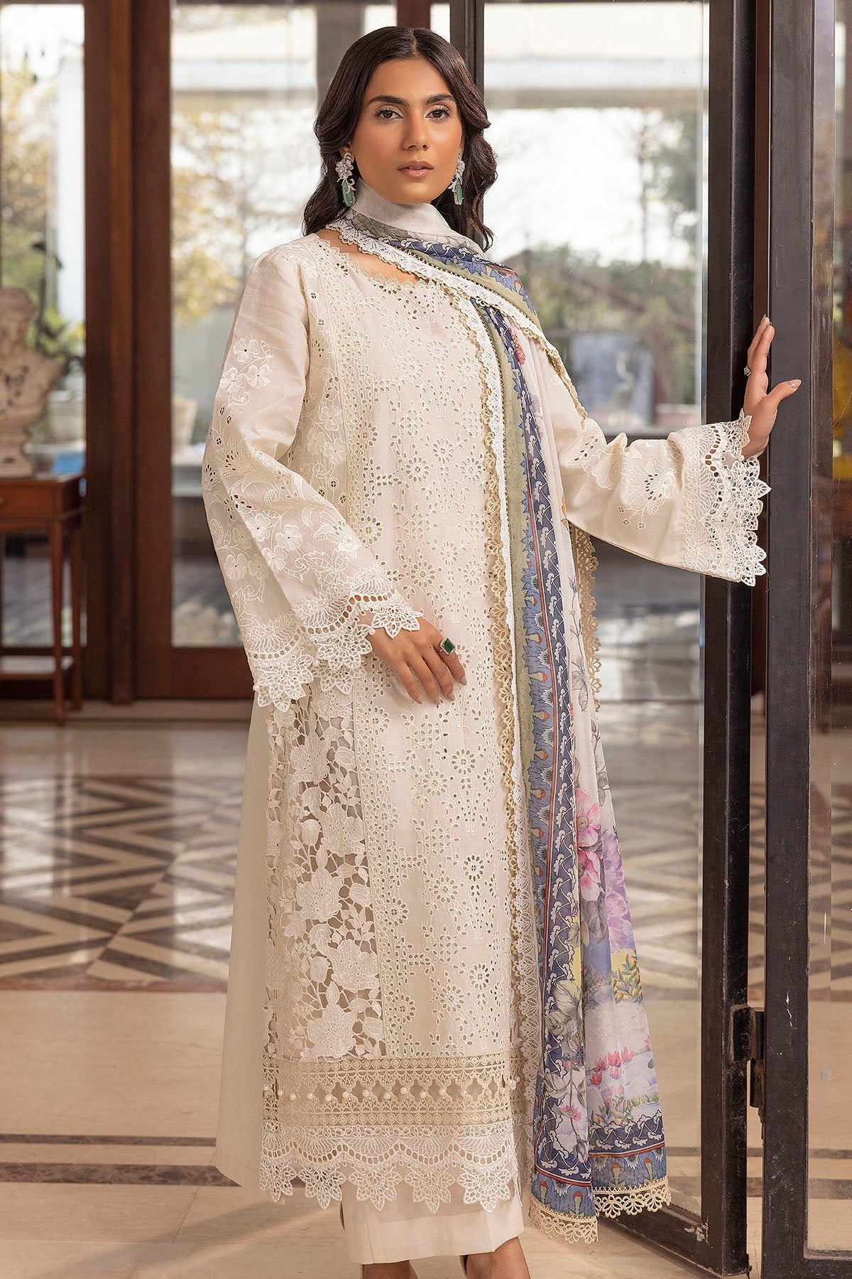 Motifz | Premium Lawn 25 | 5324-SIDONIE - Official Motifz stockist in UK - Sakeena London