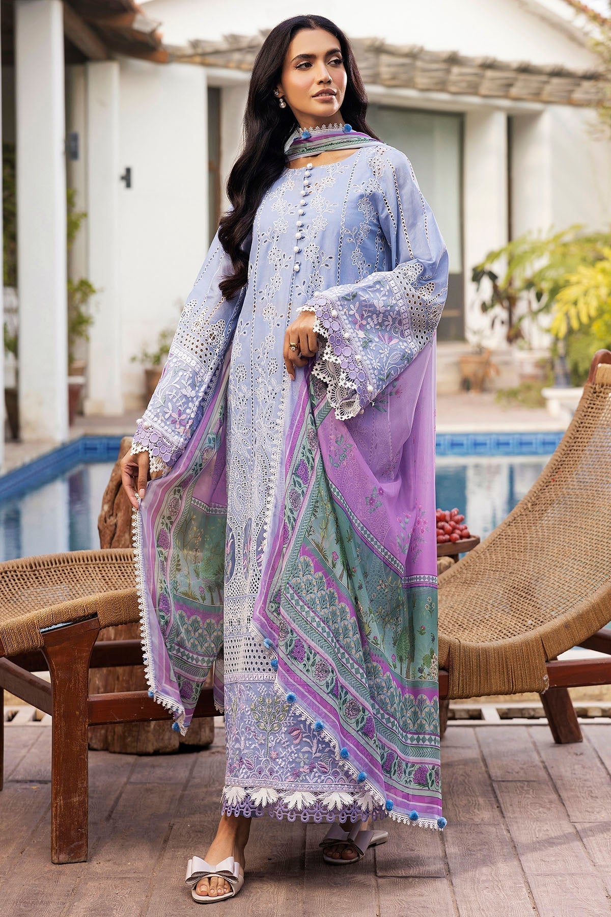 Motifz | Premium Lawn 25 | 5325-MAELYS - Official Motifz stockist in UK - Sakeena London