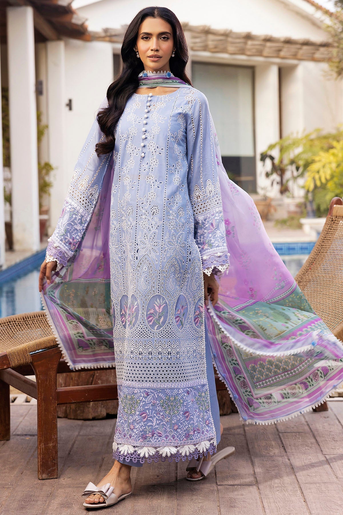 Motifz | Premium Lawn 25 | 5325-MAELYS - Official Motifz stockist in UK - Sakeena London