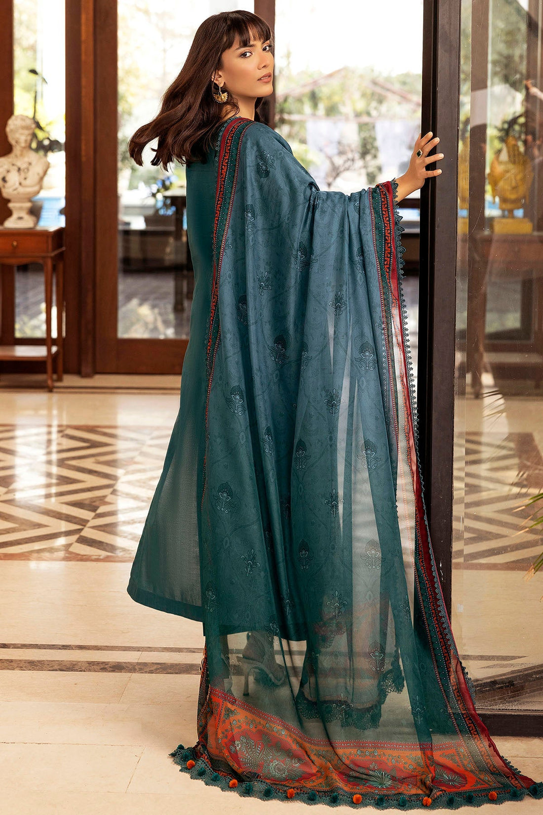 Motifz | Premium Lawn 25 | 5327-PERCY - Official Motifz stockist in UK - Sakeena London