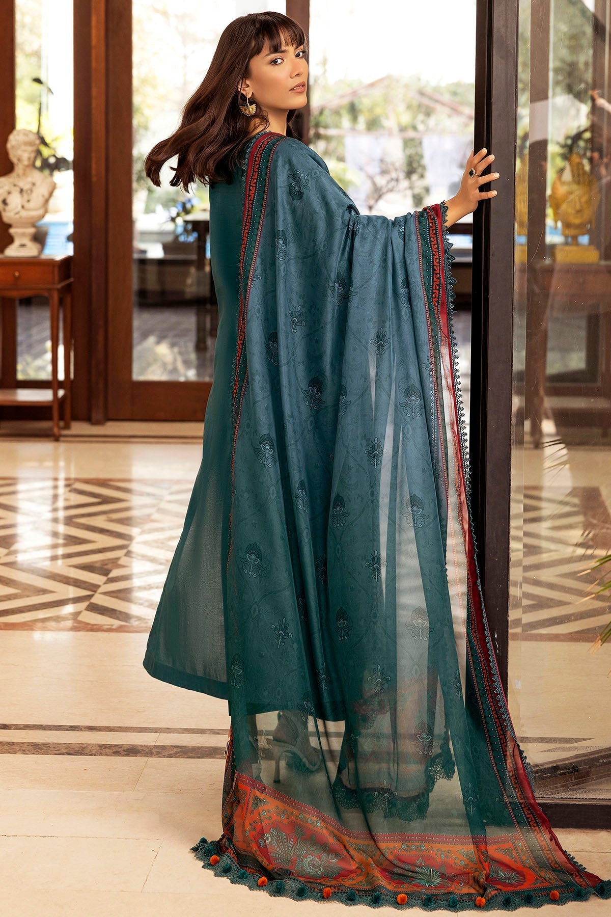 Motifz | Premium Lawn 25 | 5327-PERCY - Official Motifz stockist in UK - Sakeena London