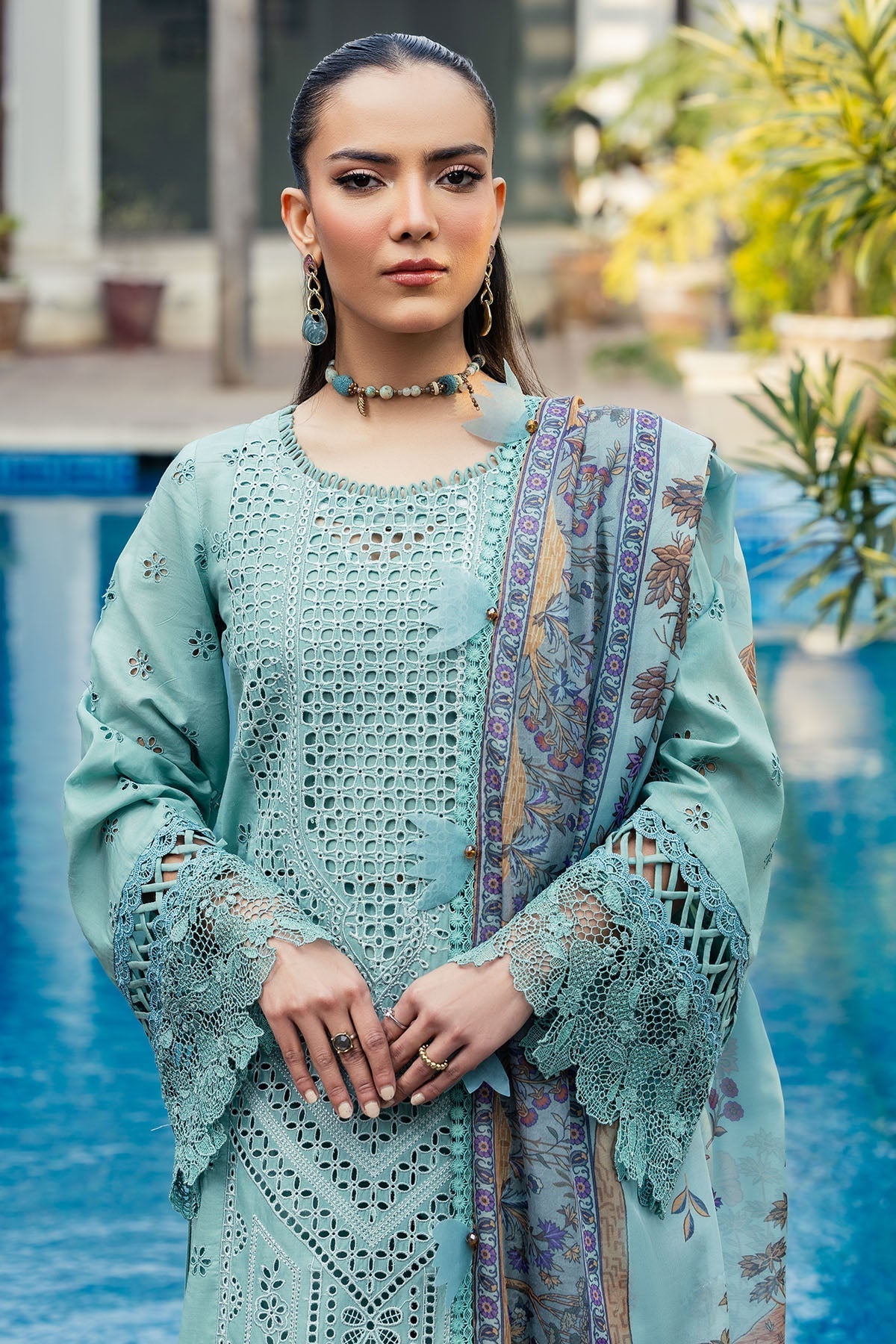 Motifz | Premium Lawn 25 | 5328-ISABEAU - Official Motifz stockist in UK - Sakeena London
