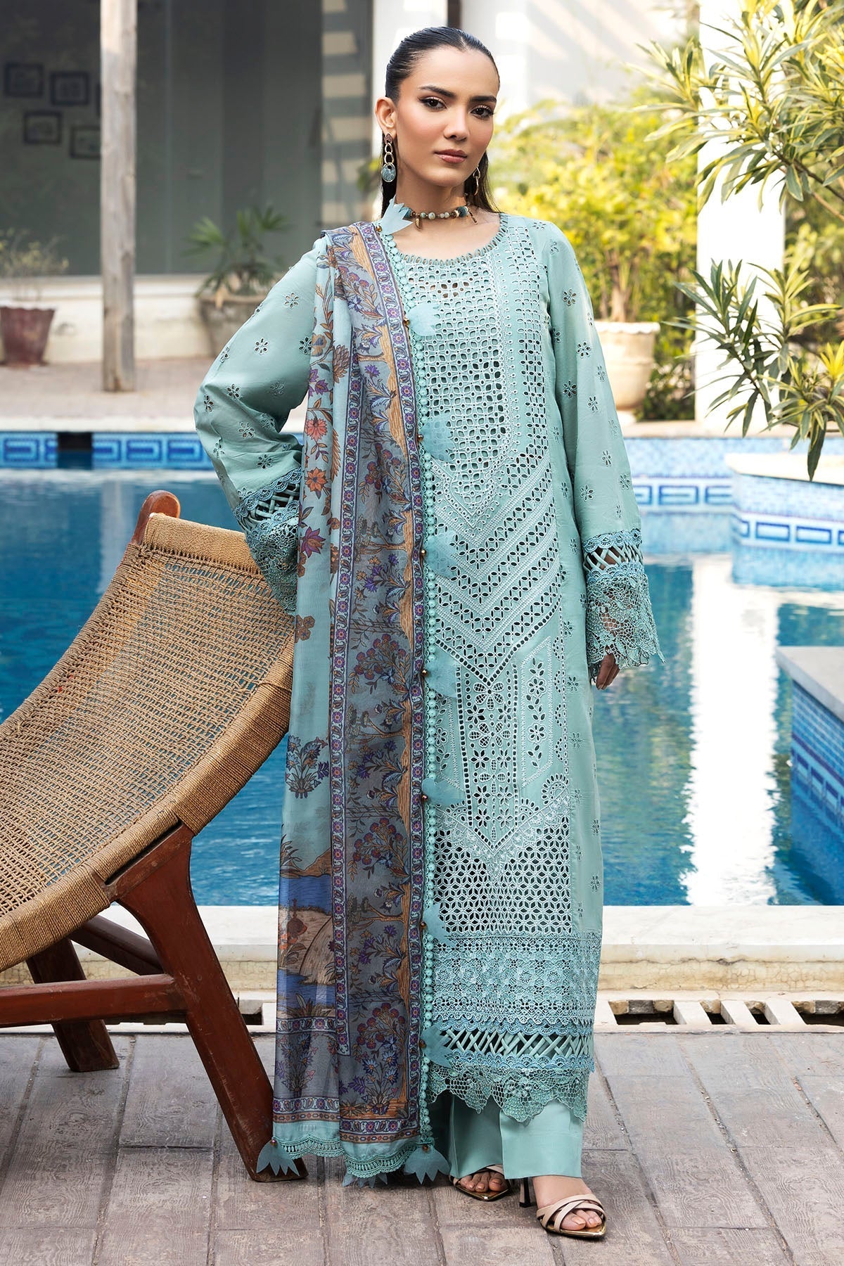 Motifz | Premium Lawn 25 | 5328-ISABEAU - Official Motifz stockist in UK - Sakeena London